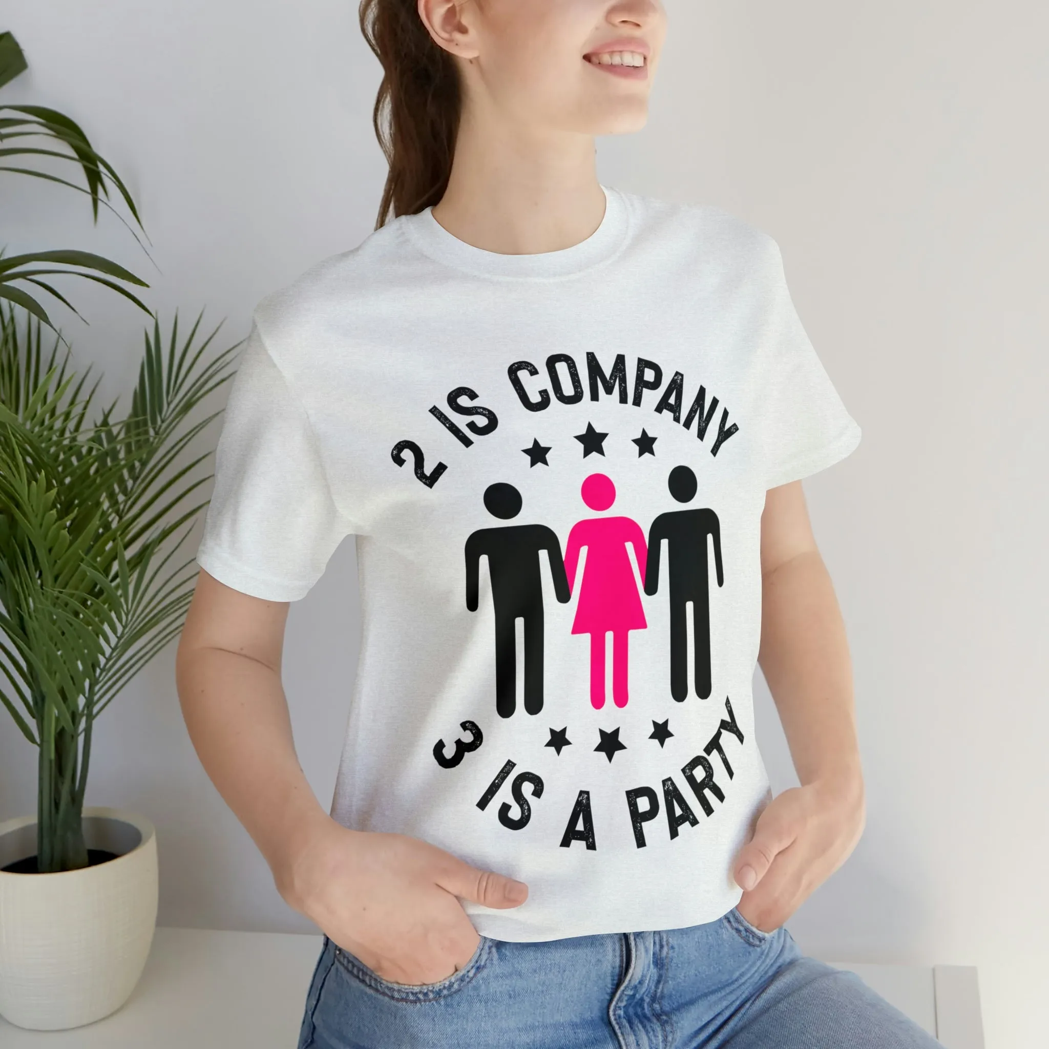 2 is Company Unisex Jersey Short Sleeve Tee