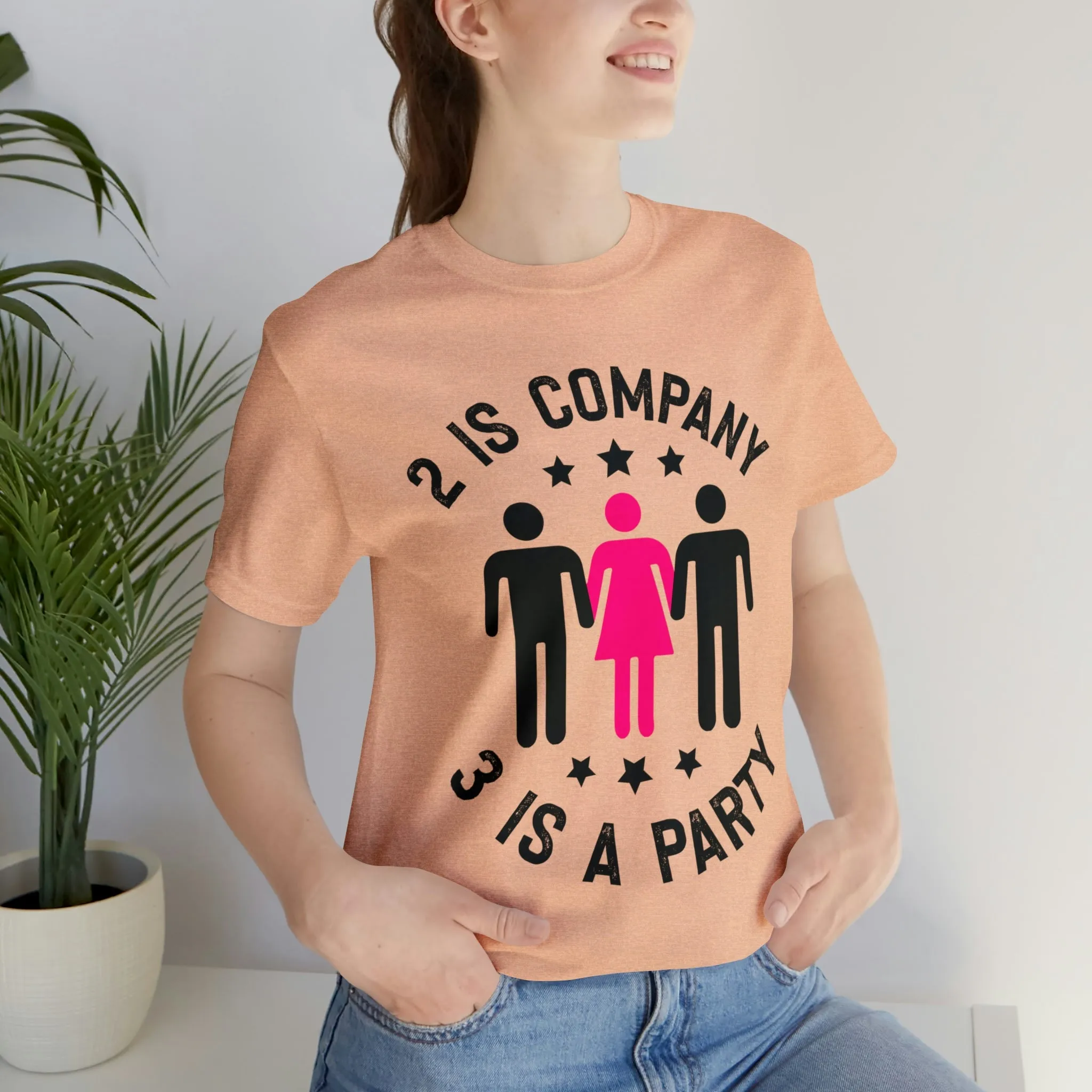 2 is Company Unisex Jersey Short Sleeve Tee