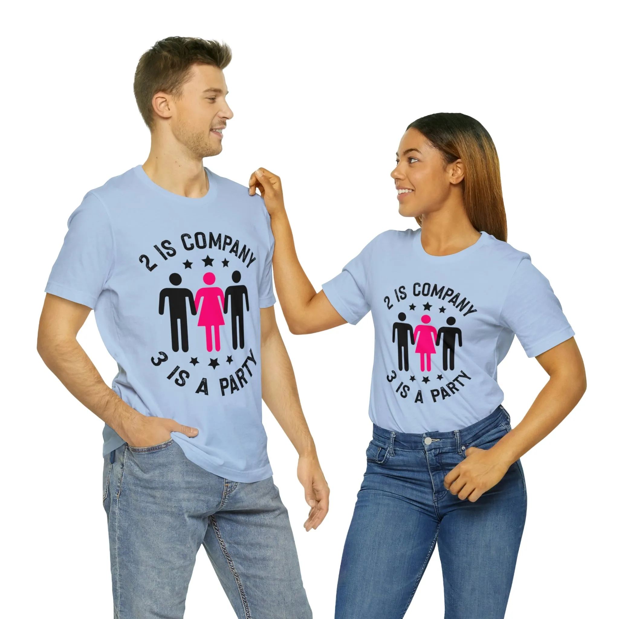 2 is Company Unisex Jersey Short Sleeve Tee