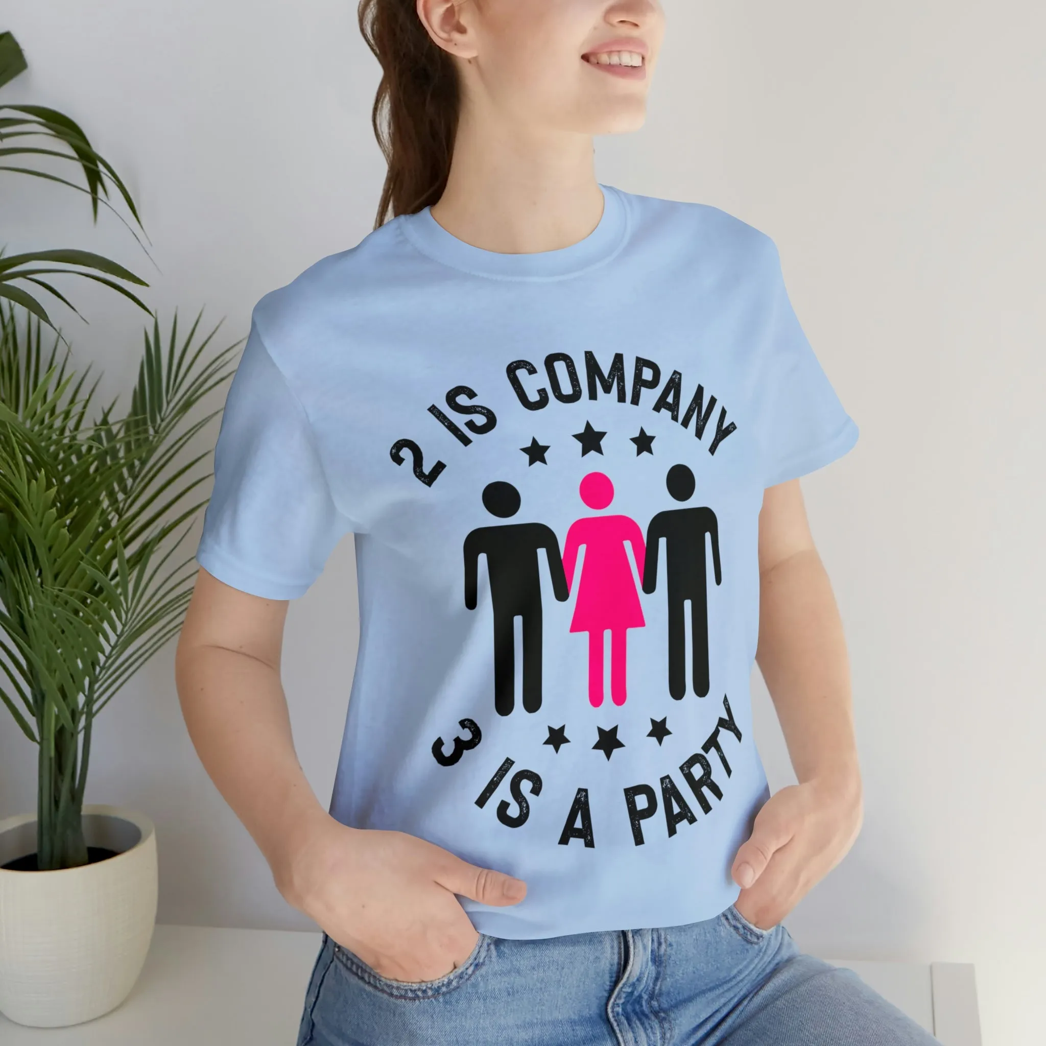 2 is Company Unisex Jersey Short Sleeve Tee