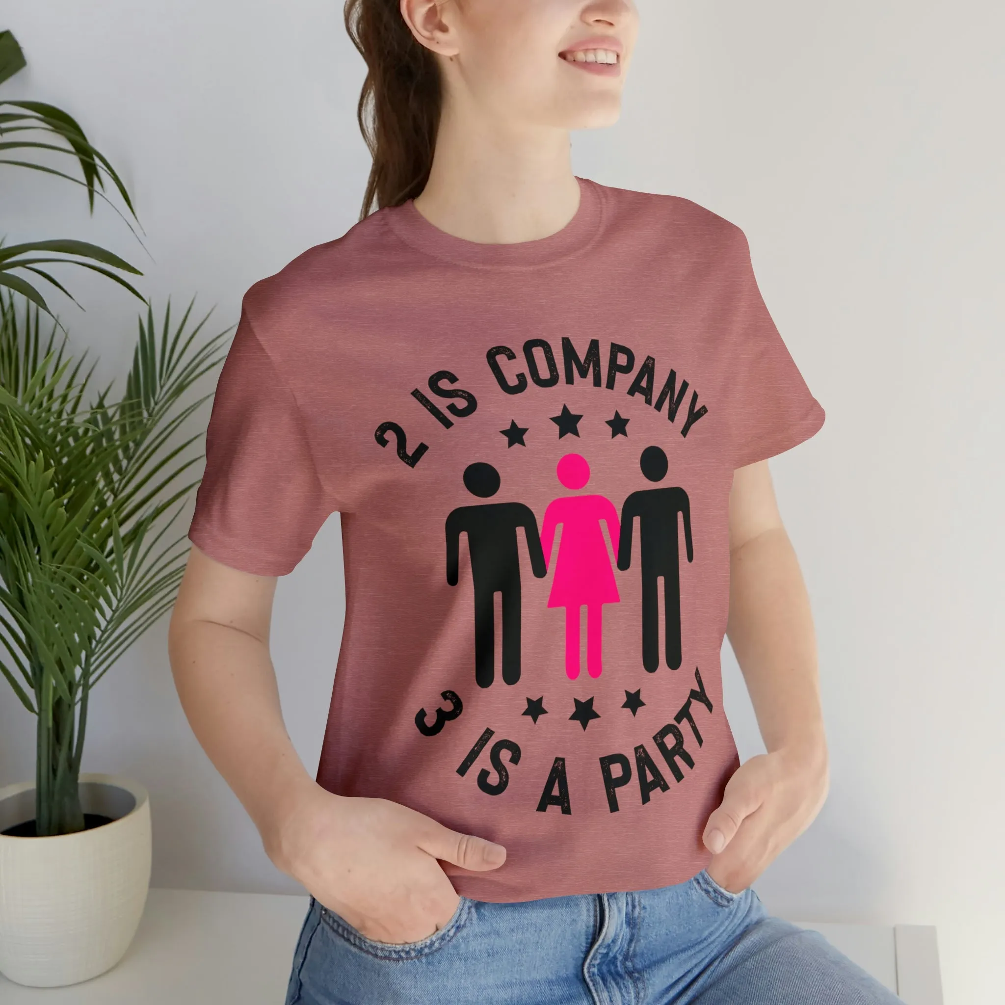2 is Company Unisex Jersey Short Sleeve Tee