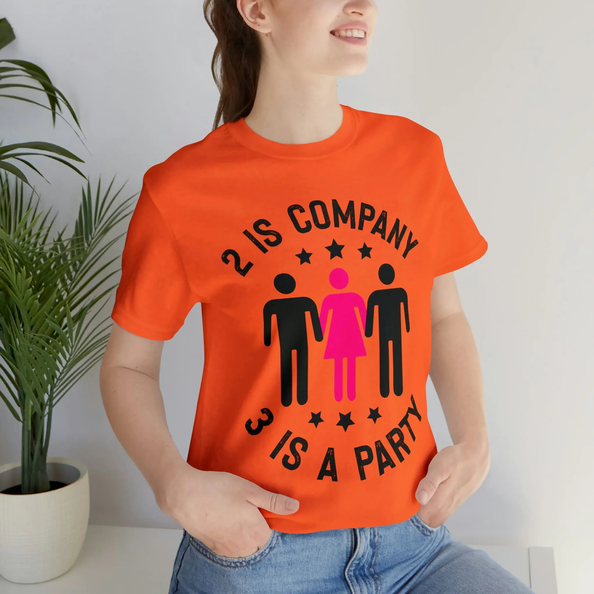 2 is Company Unisex Jersey Short Sleeve Tee