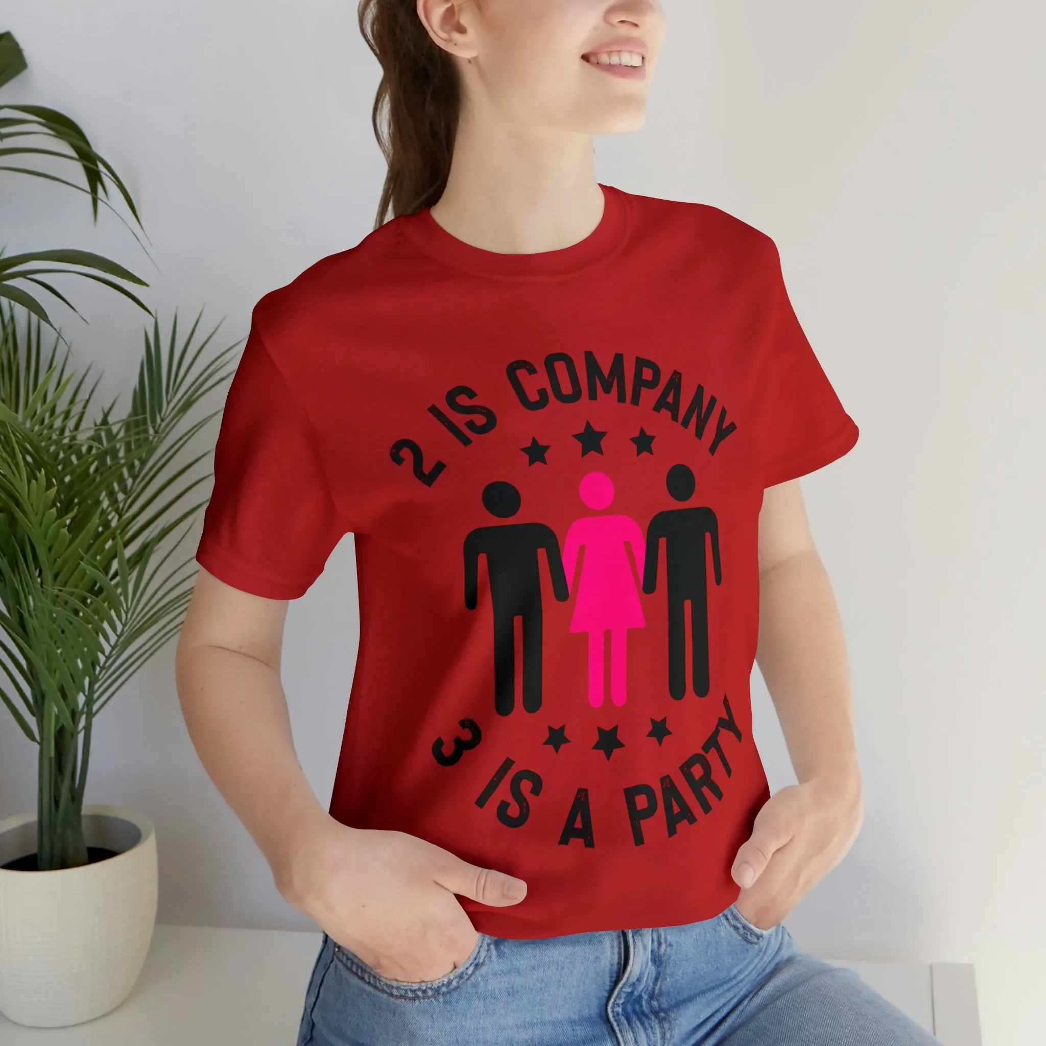 2 is Company Unisex Jersey Short Sleeve Tee