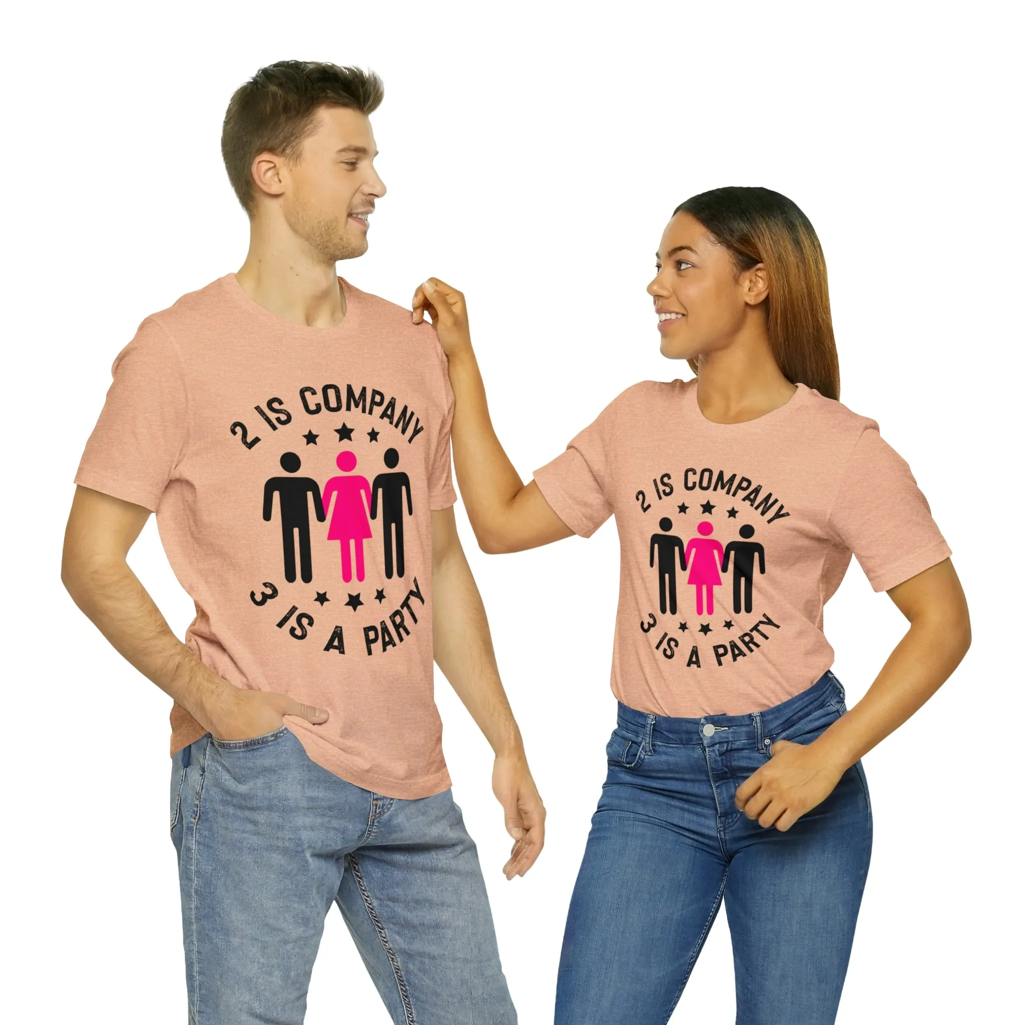 2 is Company Unisex Jersey Short Sleeve Tee