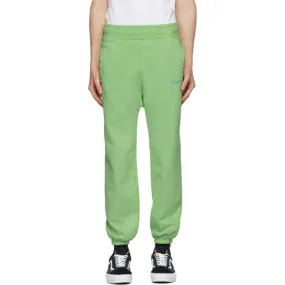 Awake NY Green Embroidered Logo Lounge Pants