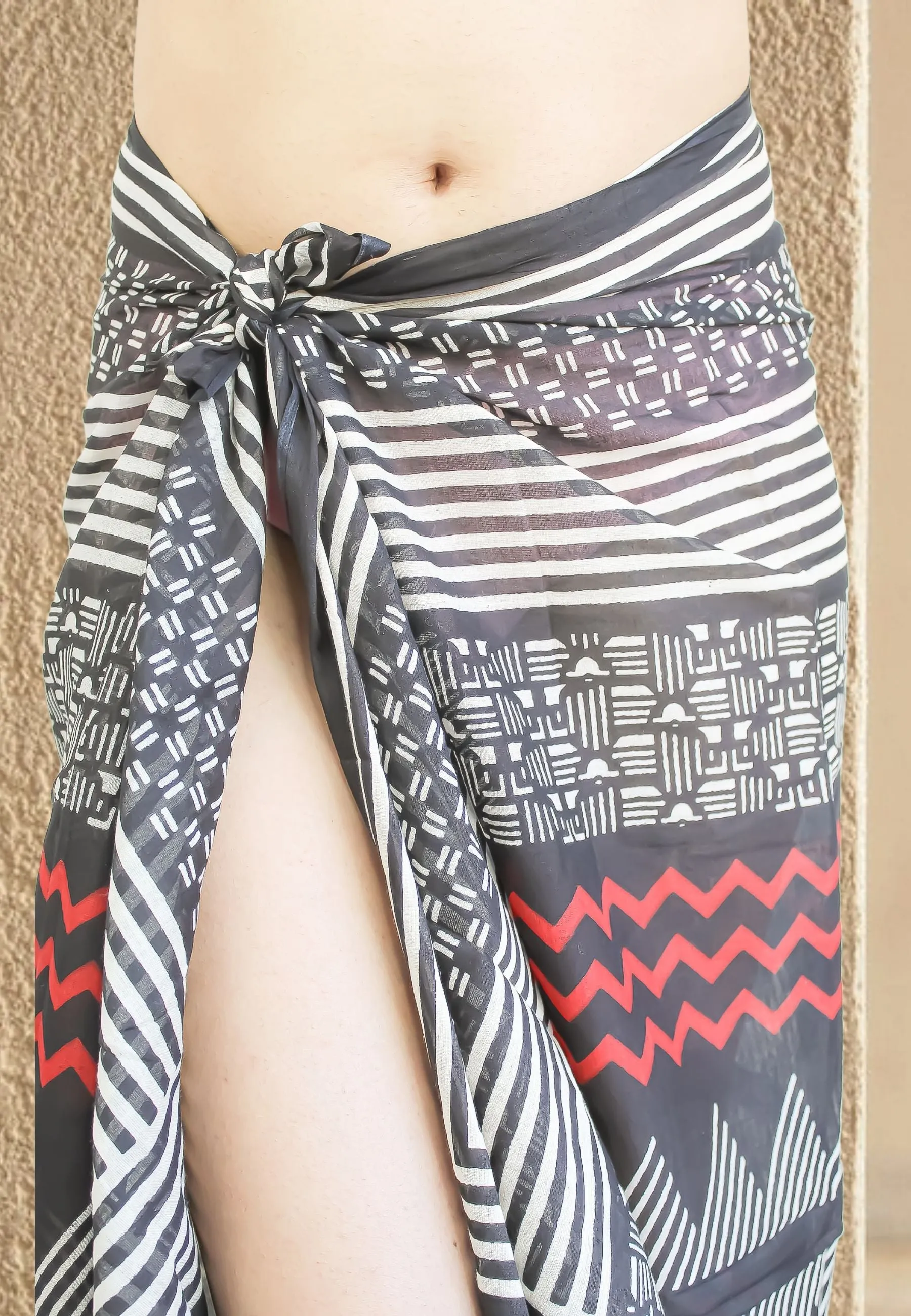 Black Helene Beach Wrap
