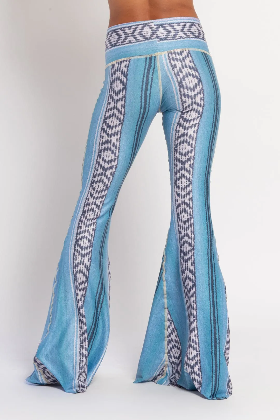 Border Towns Blue Long Bell Bottom *Waitlist