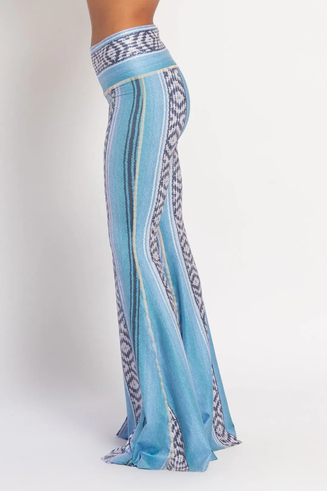 Border Towns Blue Long Bell Bottom *Waitlist