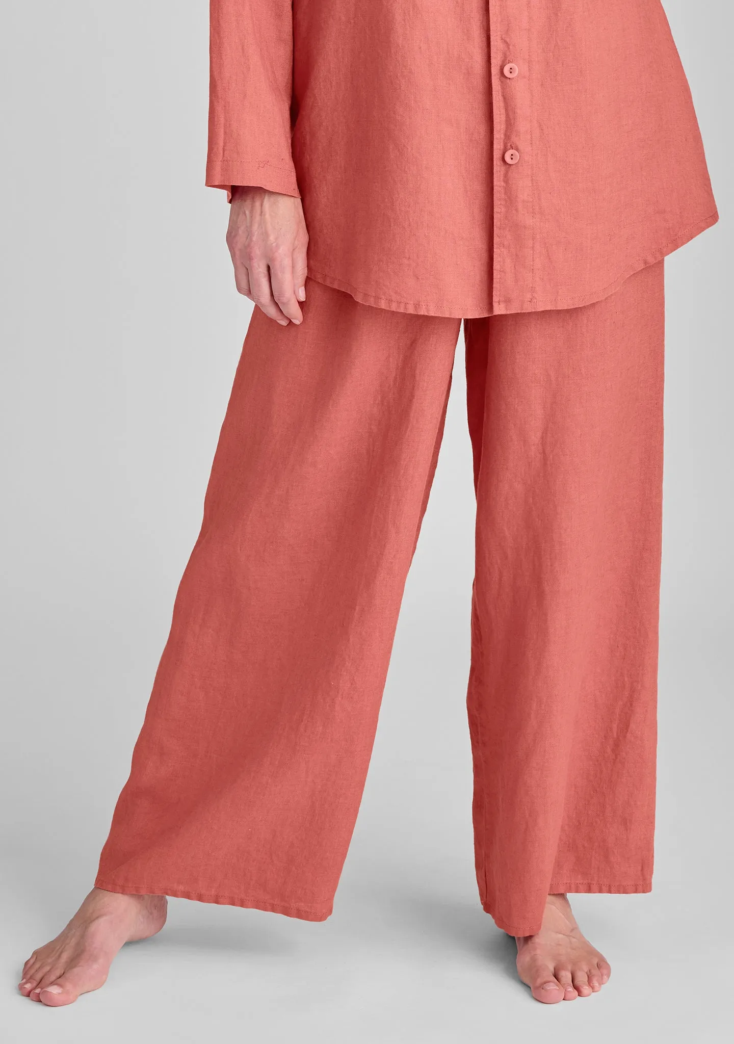 Boxd Down - Full Length Linen Pants - FINAL SALE