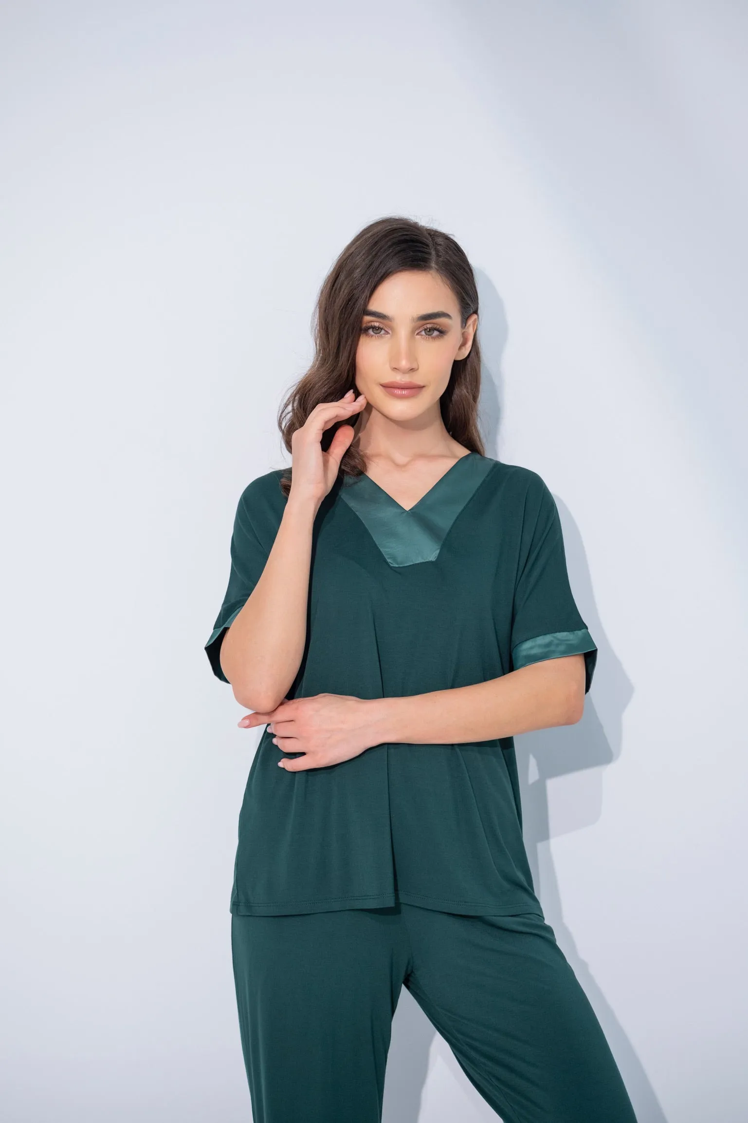 Breeze Pajama set in Forest