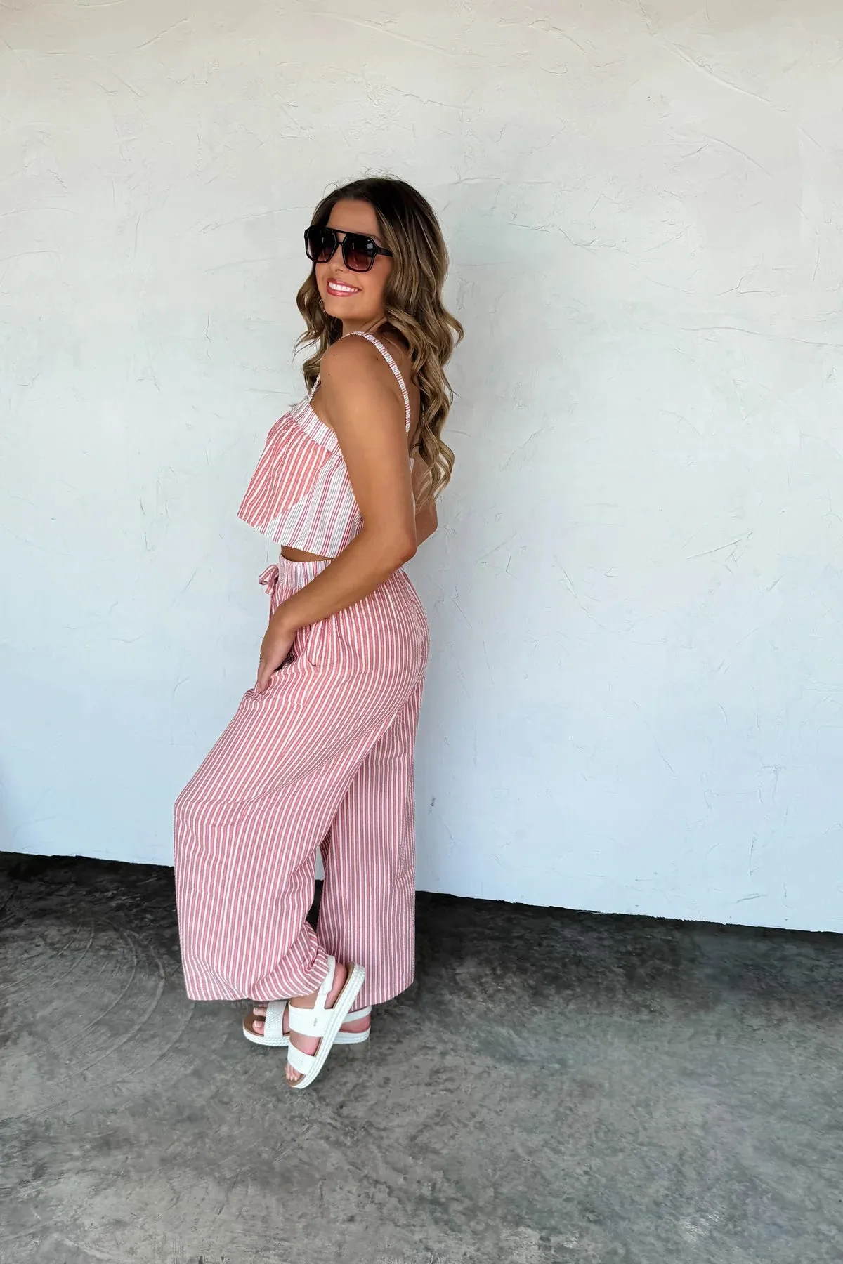 CLOSED PREORDER: Seersucker Pant Set