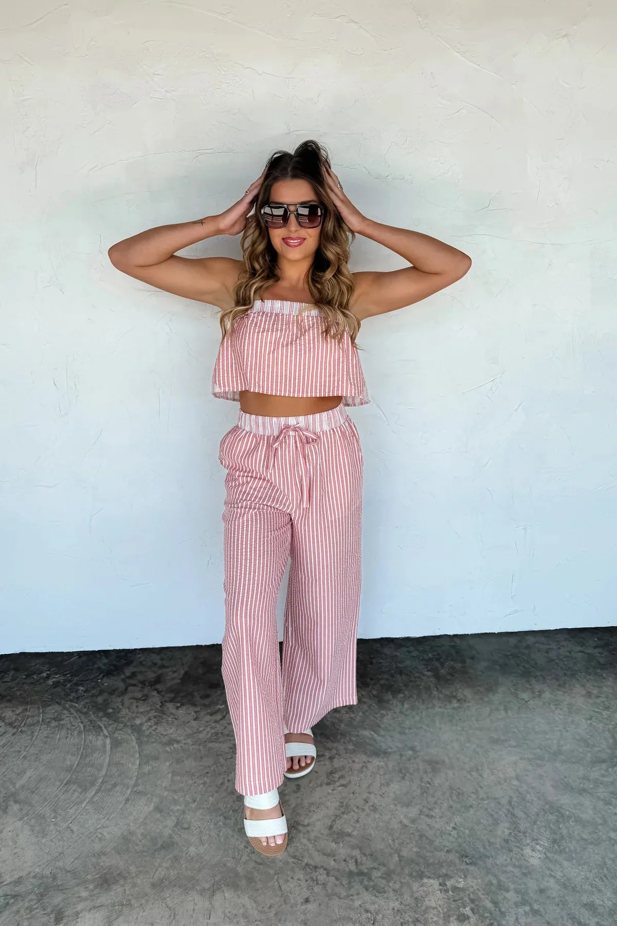 CLOSED PREORDER: Seersucker Pant Set