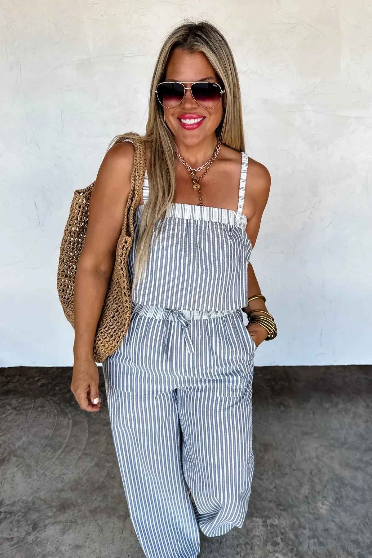 CLOSED PREORDER: Seersucker Pant Set