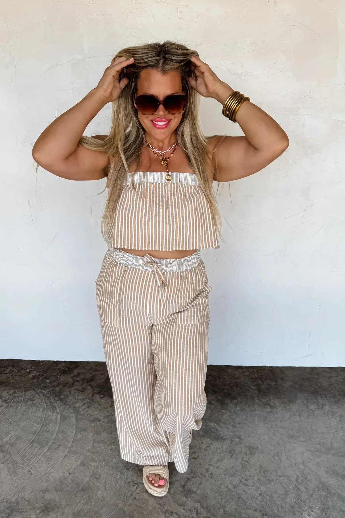 CLOSED PREORDER: Seersucker Pant Set
