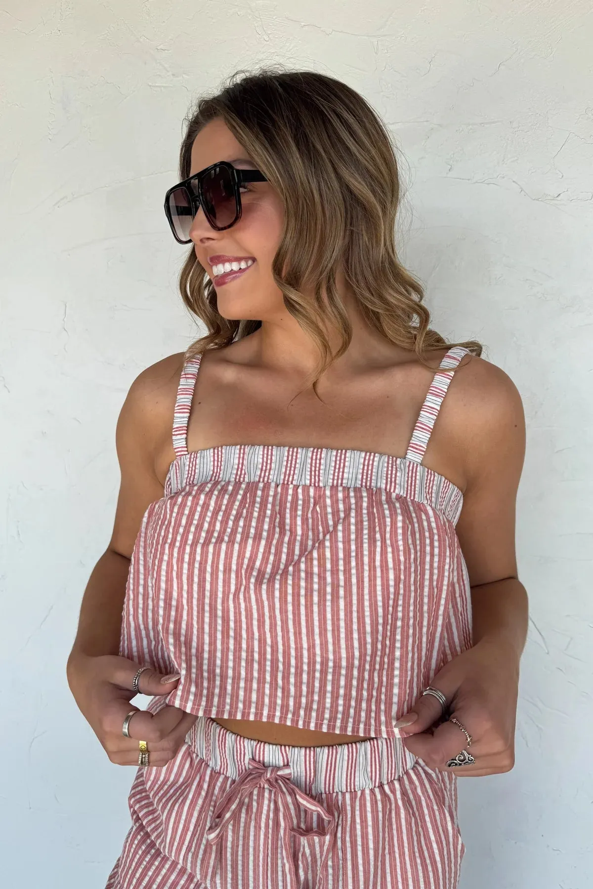 CLOSED PREORDER: Seersucker Pant Set
