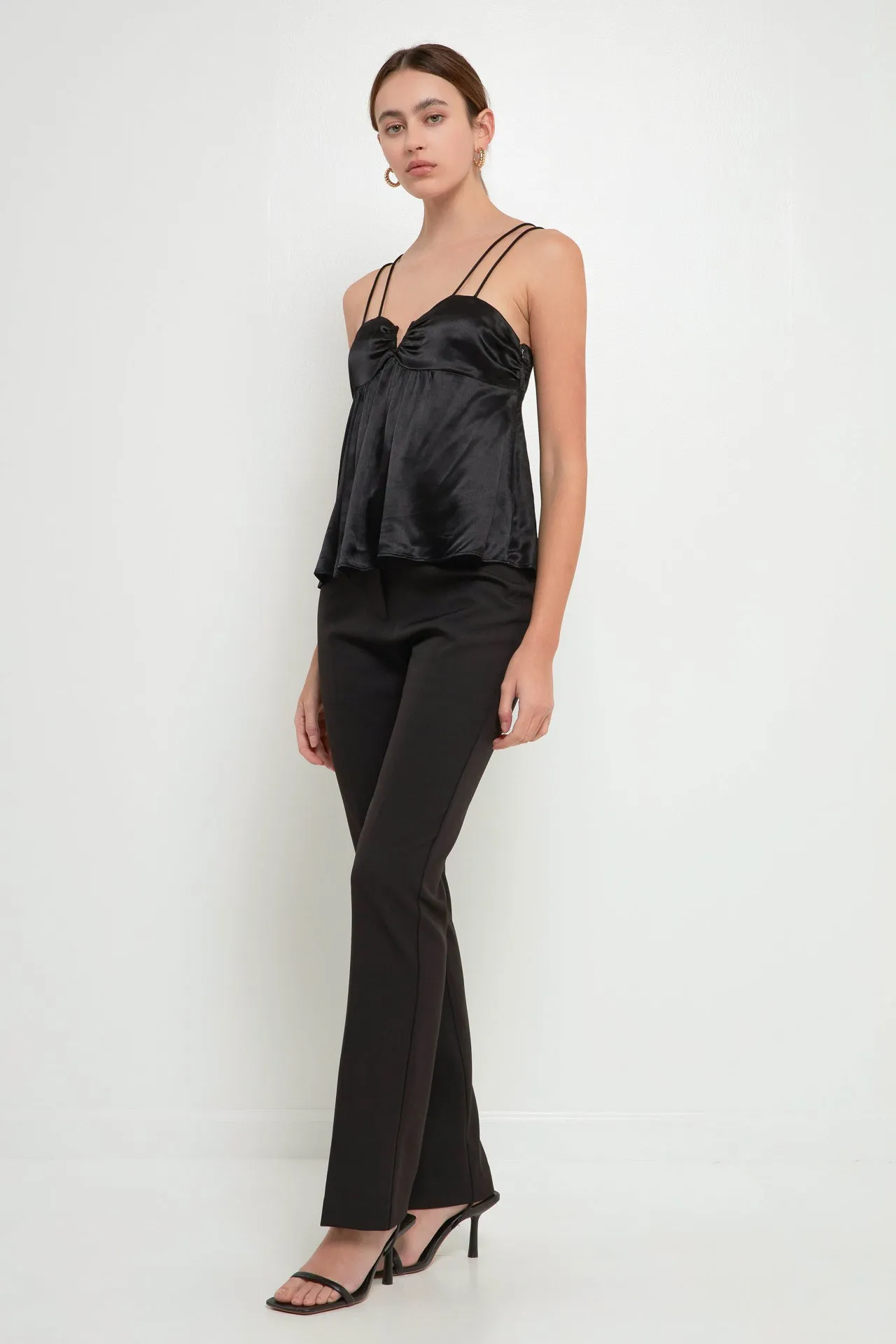 Endless Rose - Double Strap Satin Top