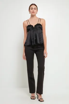 Endless Rose - Double Strap Satin Top