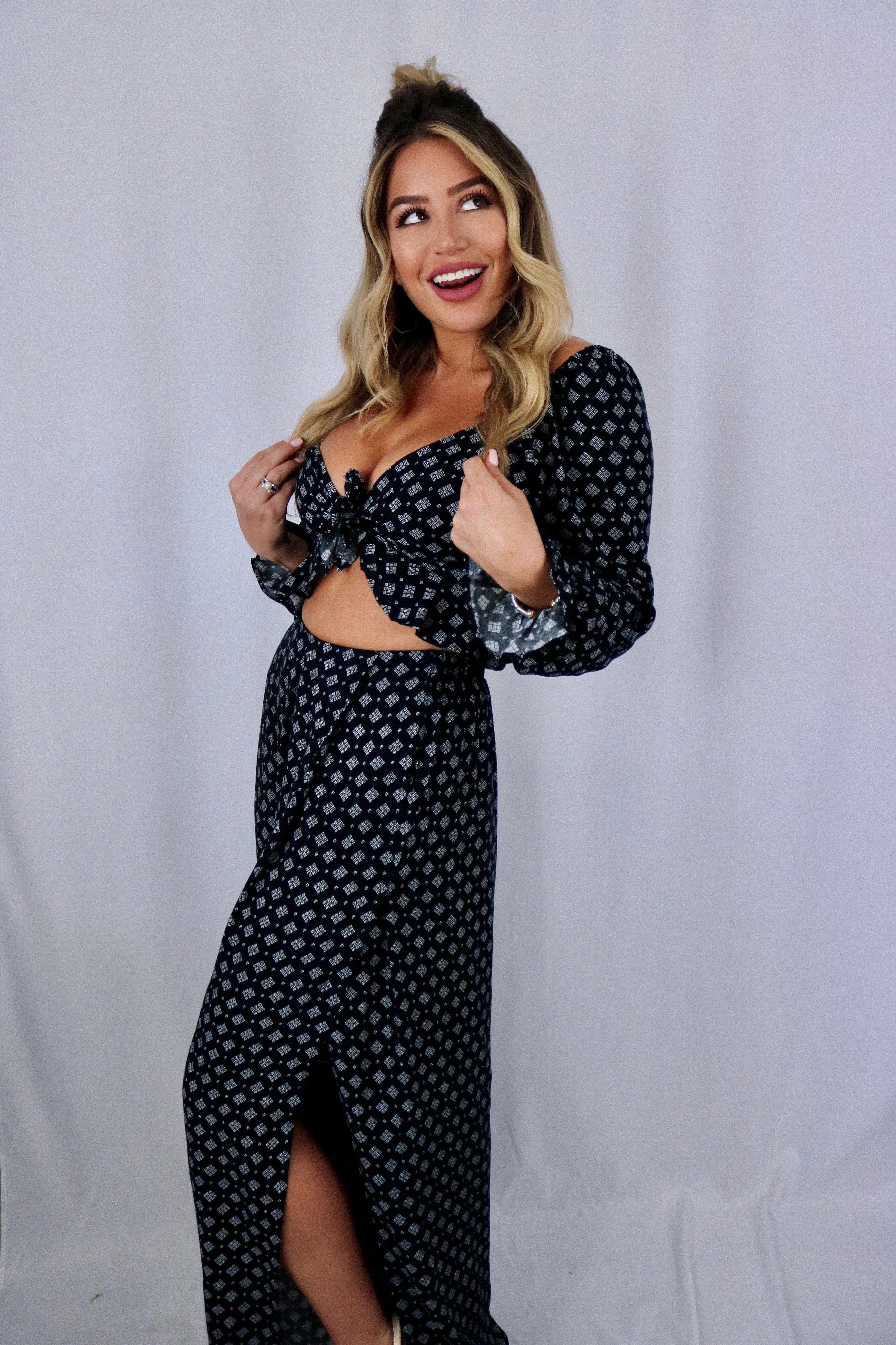 'Five O Clock Somewhere' Flare Pant Set
