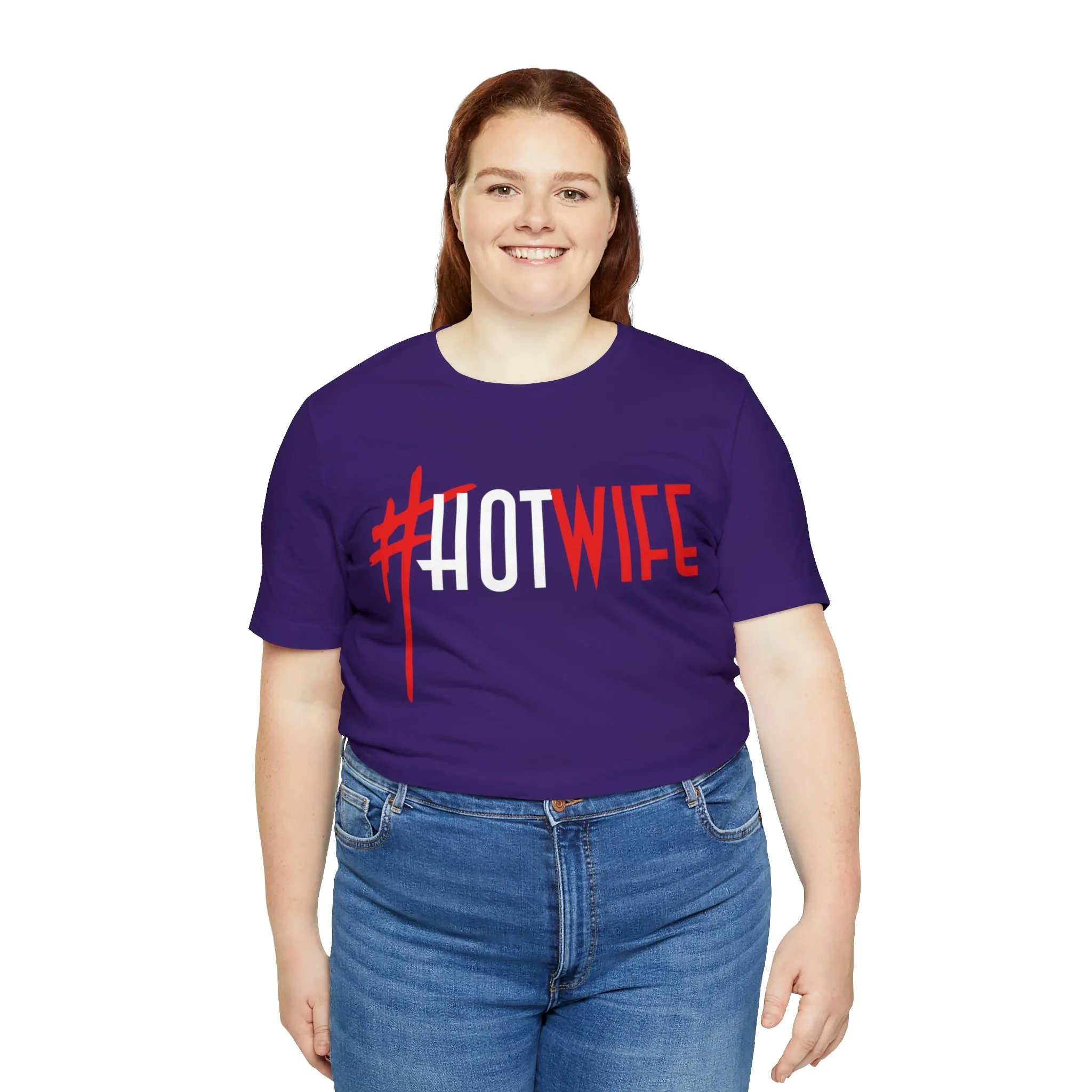 #Hot Wife Unisex Jersey Short Sleeve Tee