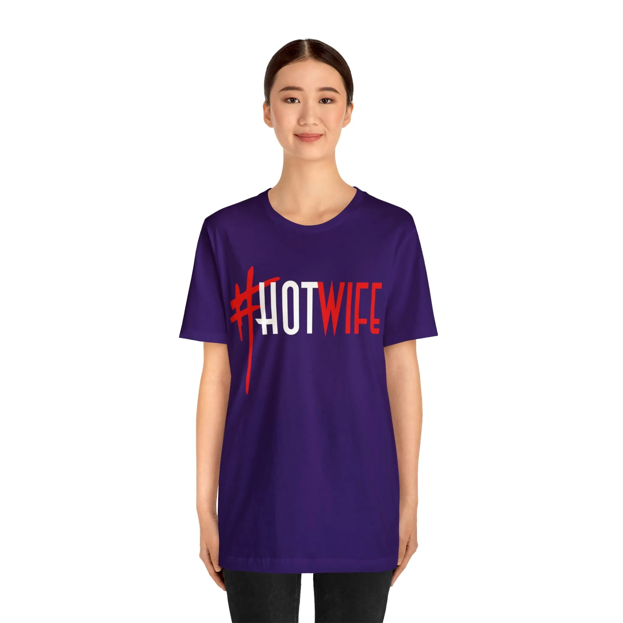 #Hot Wife Unisex Jersey Short Sleeve Tee