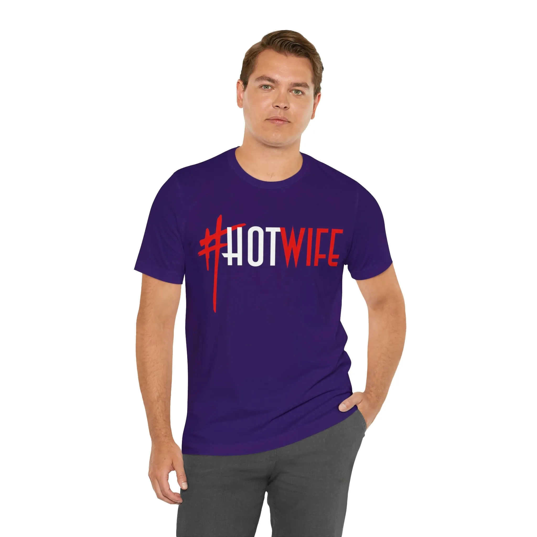 #Hot Wife Unisex Jersey Short Sleeve Tee