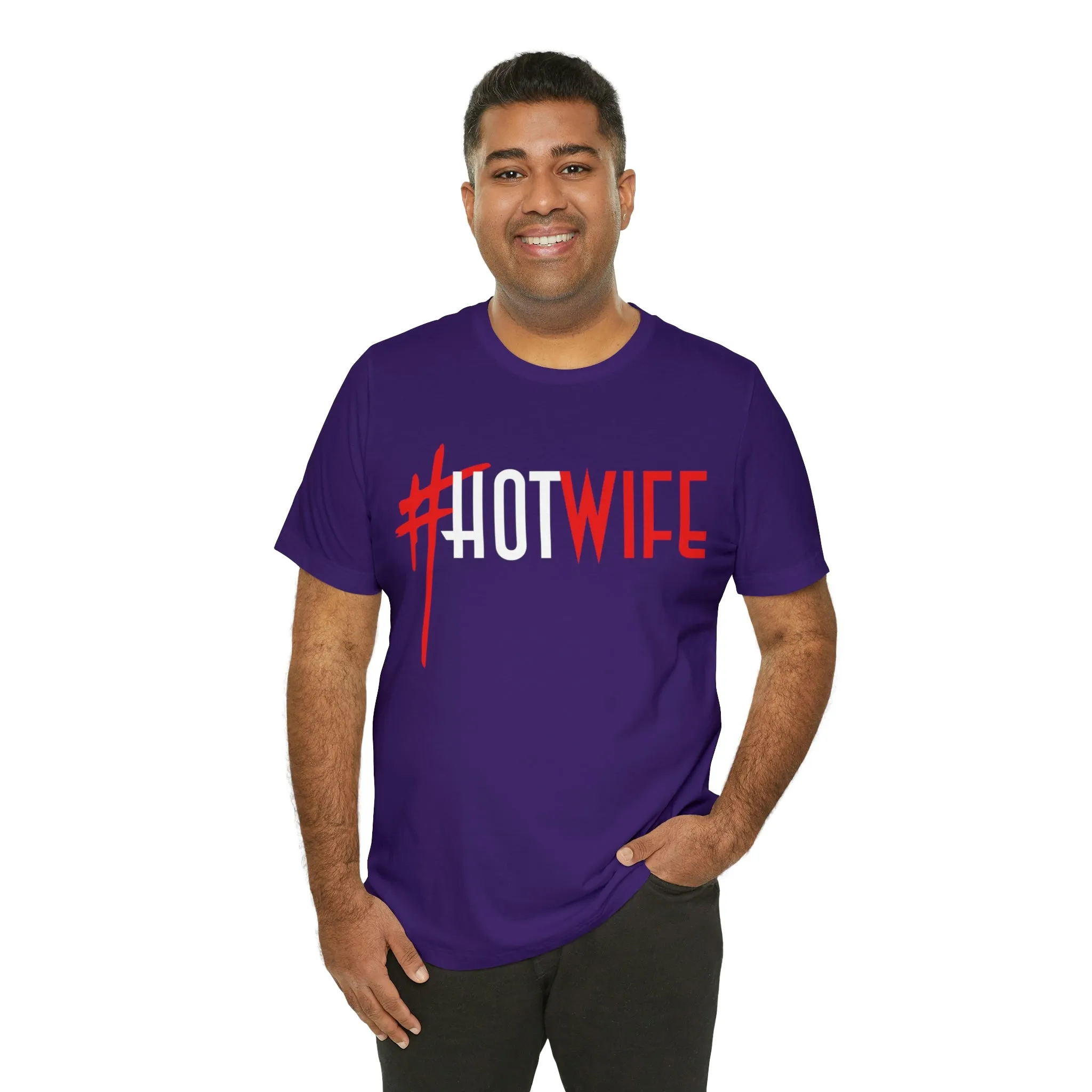 #Hot Wife Unisex Jersey Short Sleeve Tee