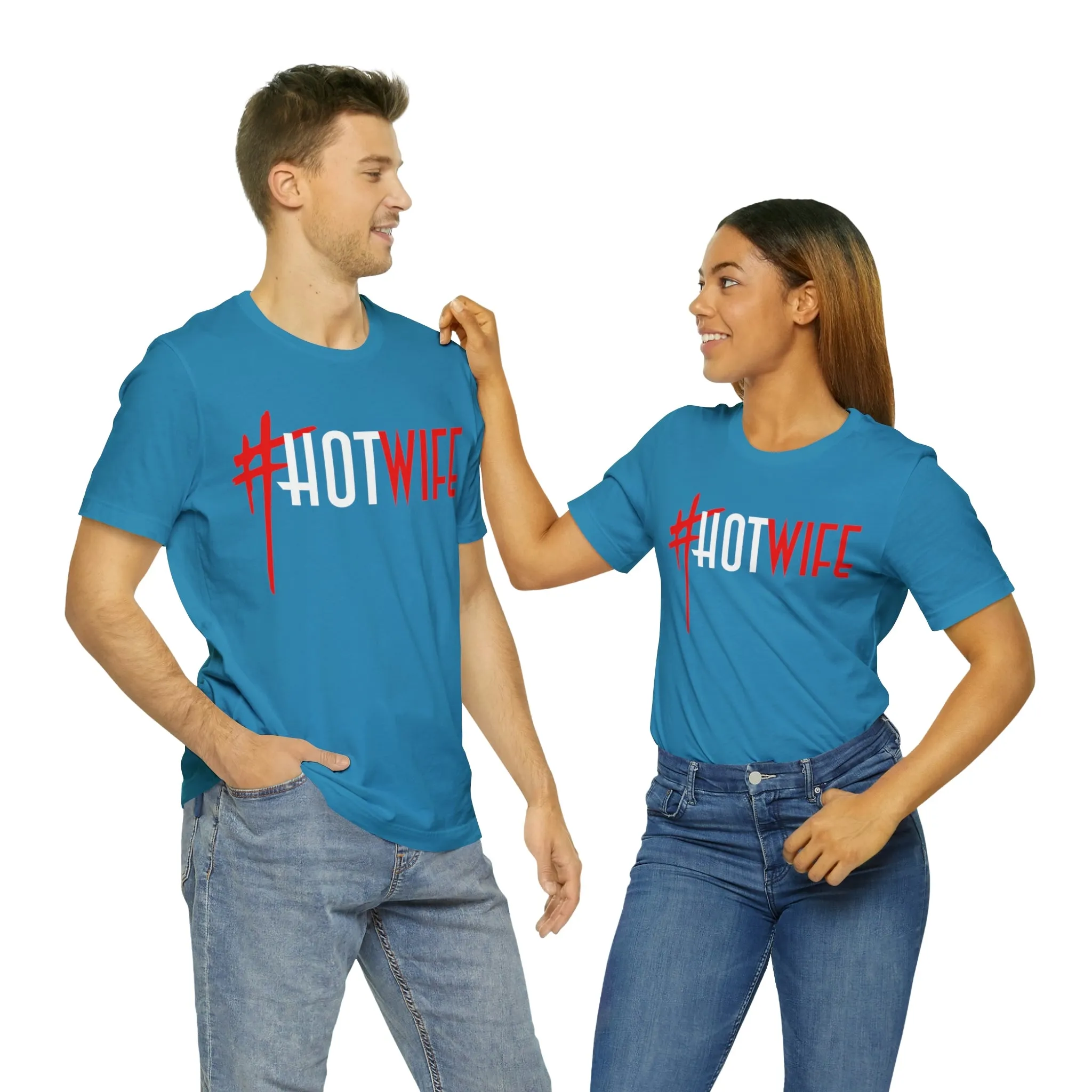 #Hot Wife Unisex Jersey Short Sleeve Tee