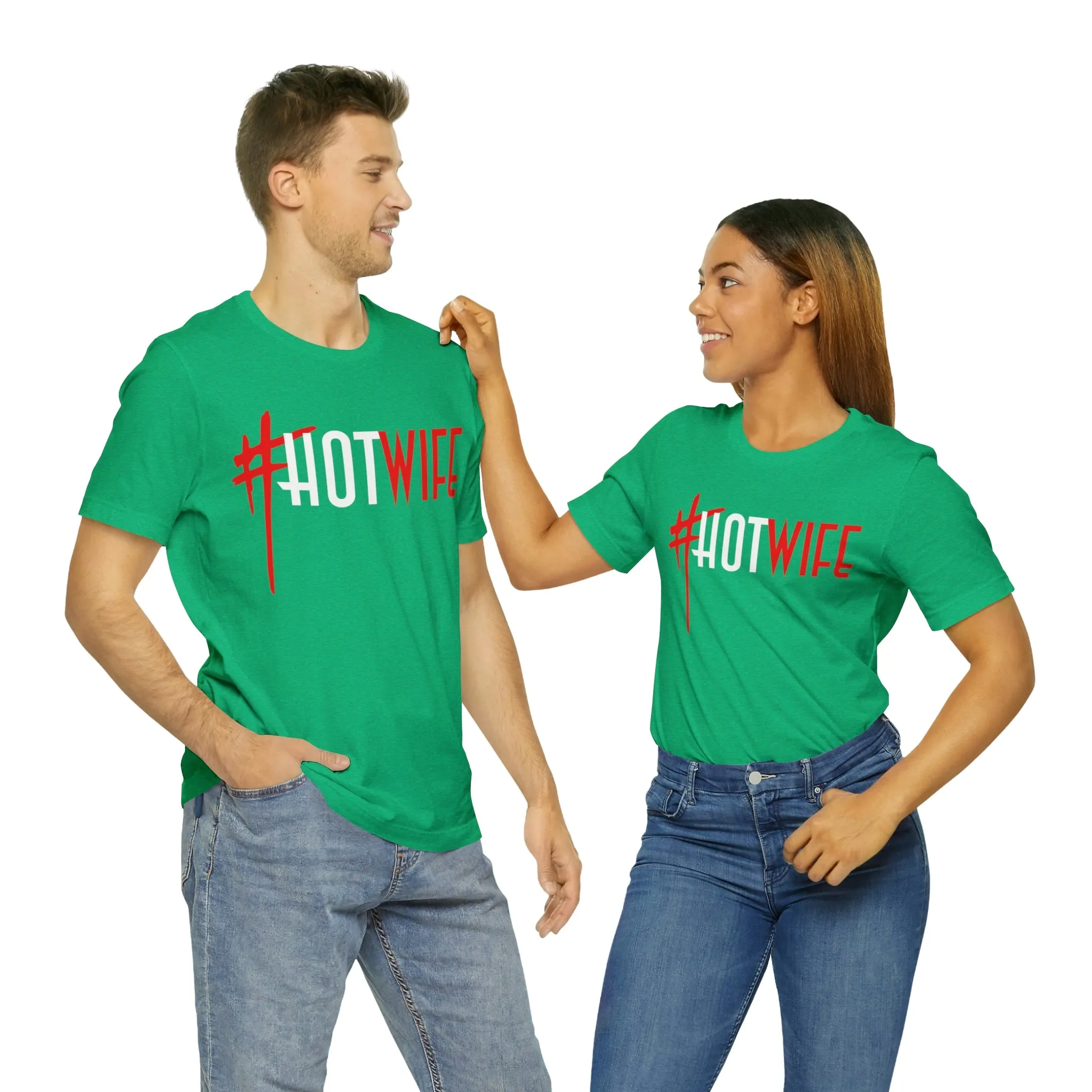 #Hot Wife Unisex Jersey Short Sleeve Tee