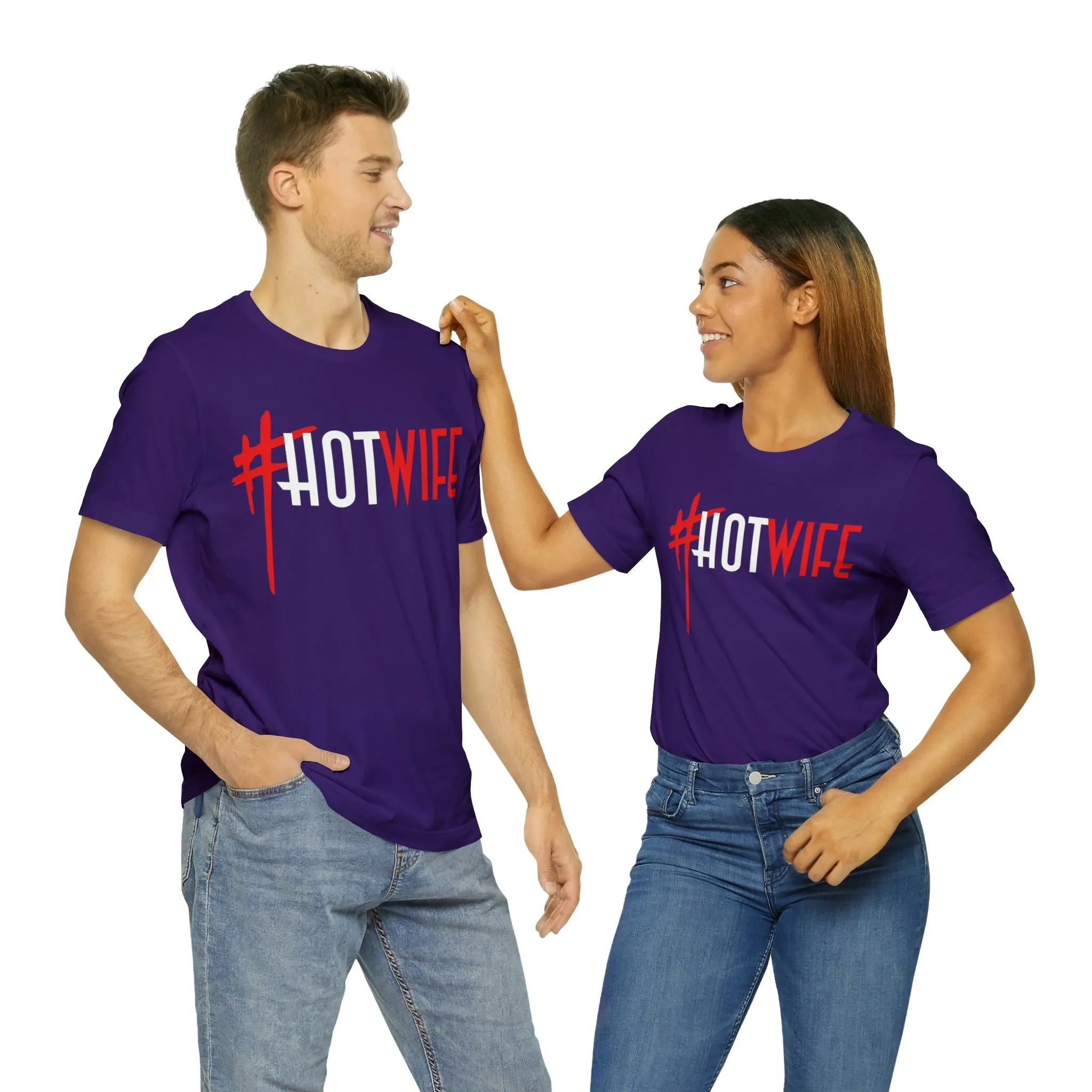 #Hot Wife Unisex Jersey Short Sleeve Tee