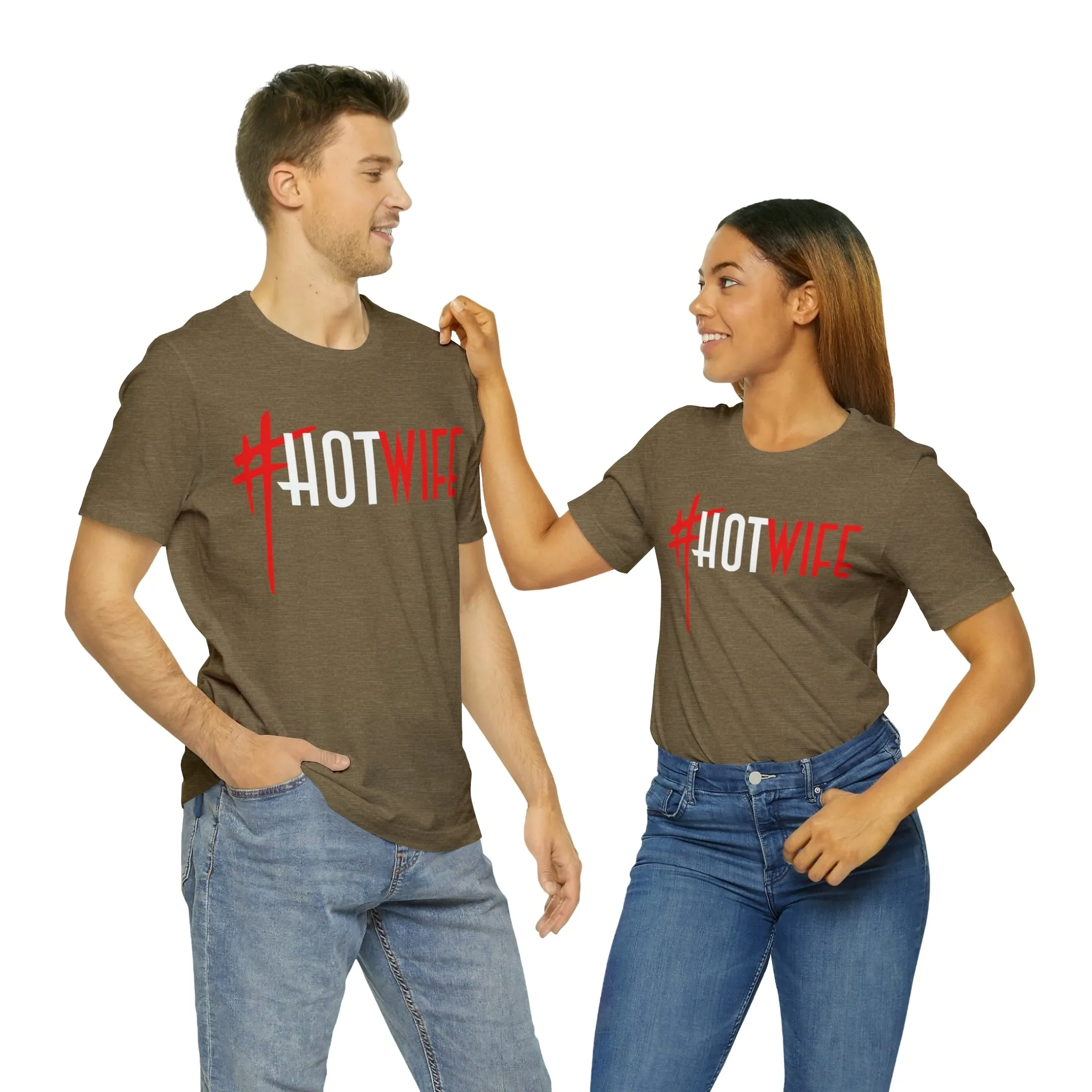 #Hot Wife Unisex Jersey Short Sleeve Tee