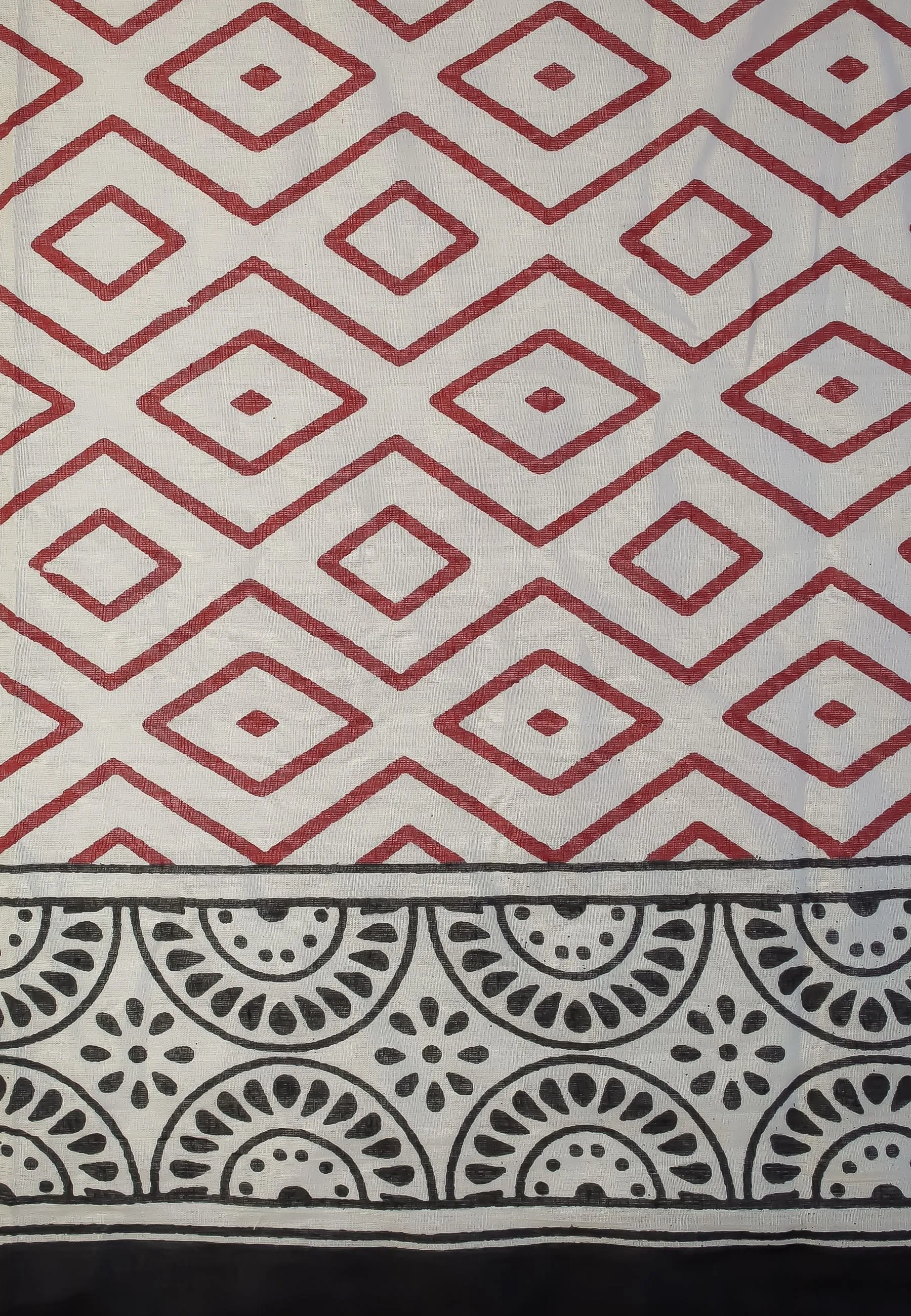 Ikat Red Beach Wrap