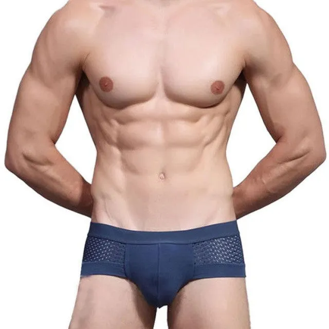 JECKSION 2016 New Mens calzoncillos Underwear Sexy Mesh Triangle Breathable Underpants #LYW