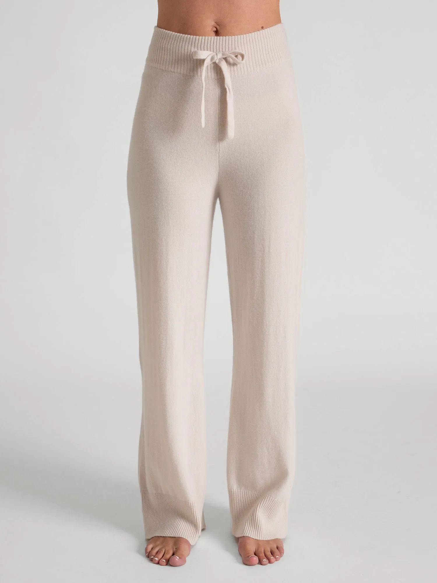 Kashmirbukse "Lux pants" - perlemor