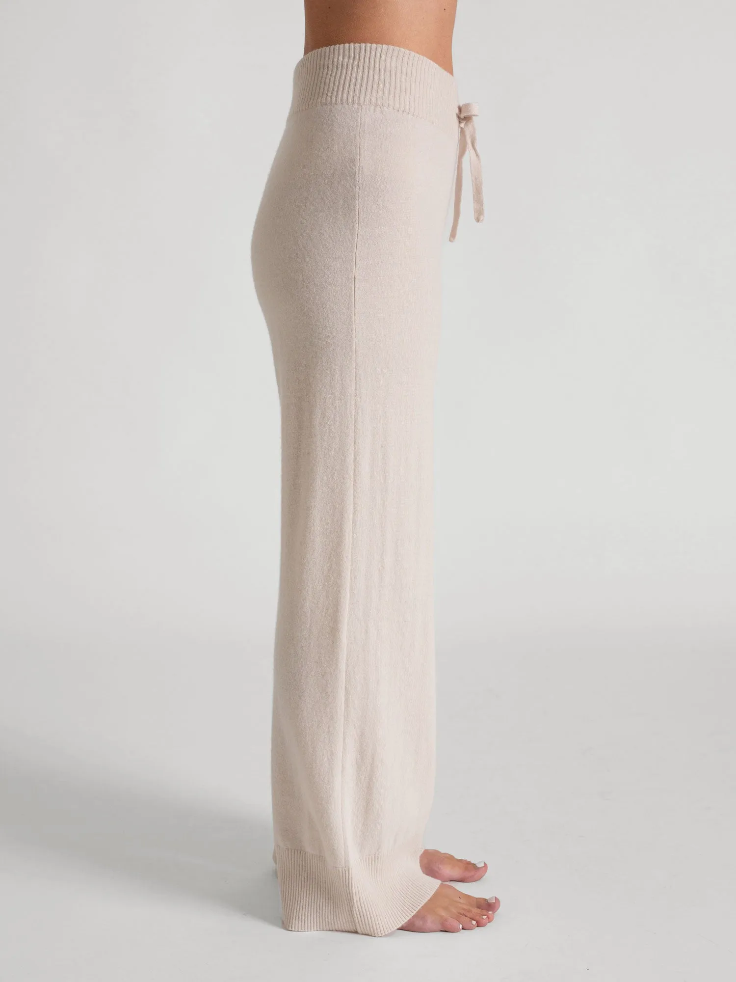 Kashmirbukse "Lux pants" - perlemor