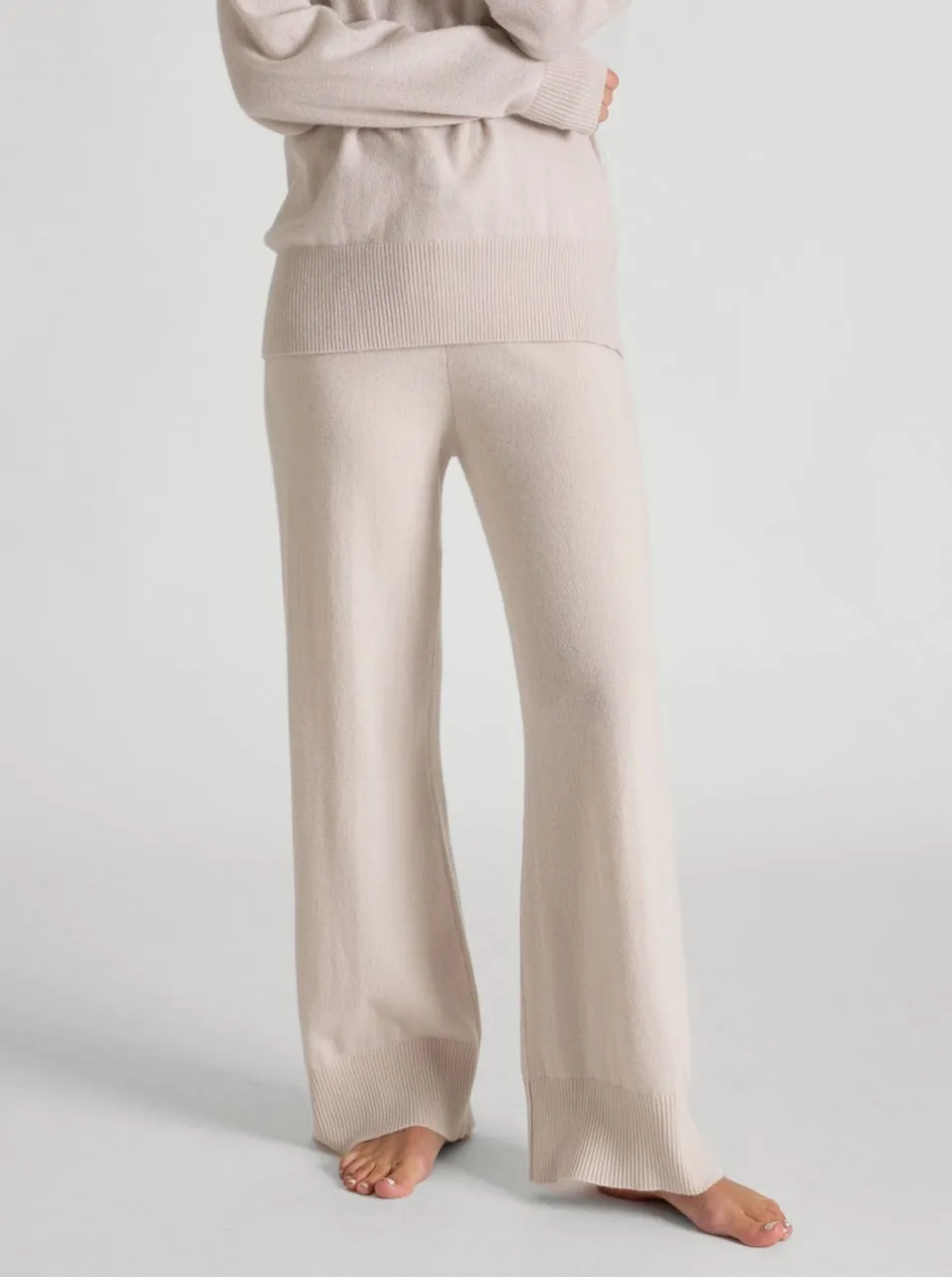 Kashmirbukse "Lux pants" - perlemor