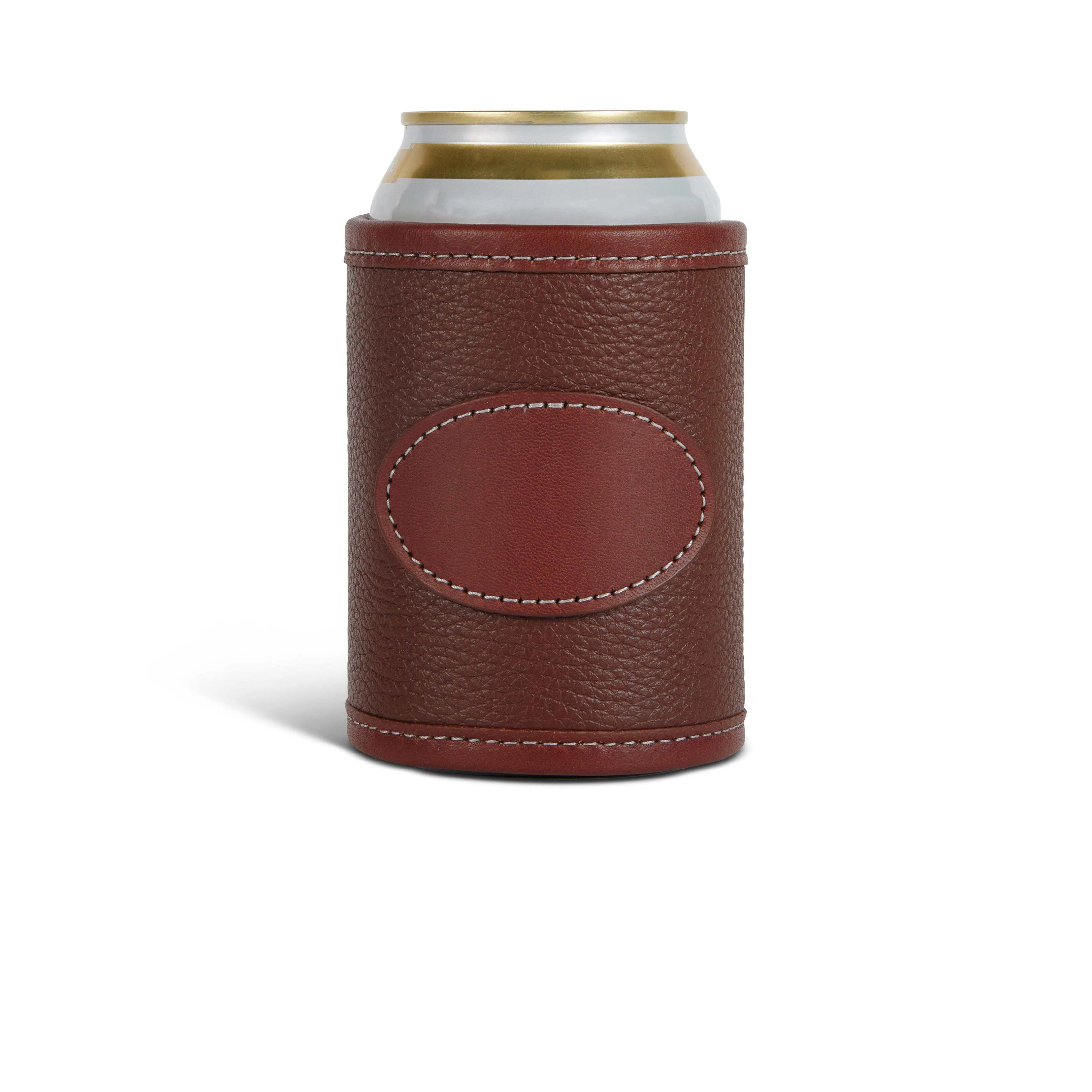 King Ranch Leather Can Holder