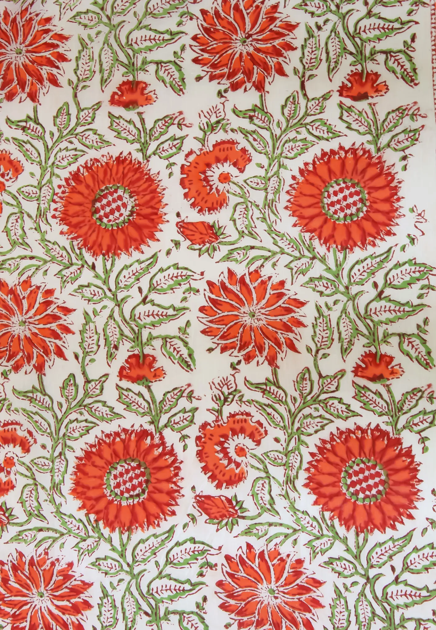 Orange Sunflower Beach Wrap