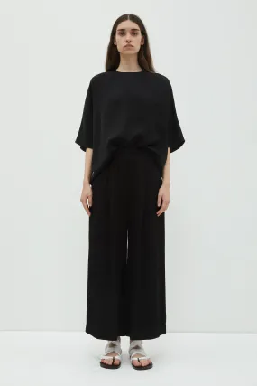 Pima Cropped Wide Leg Pants