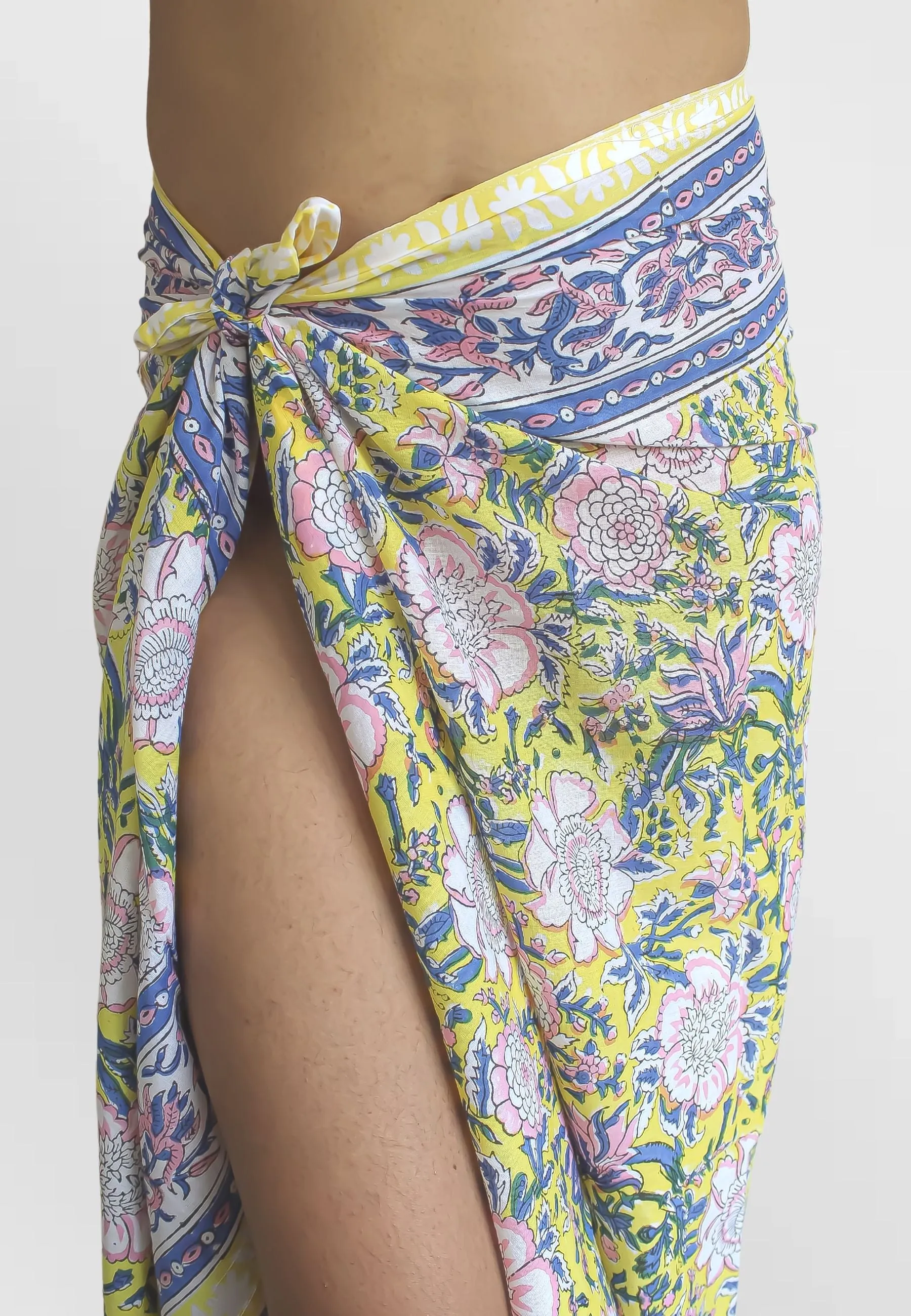 Pink Camelia Beach Wrap
