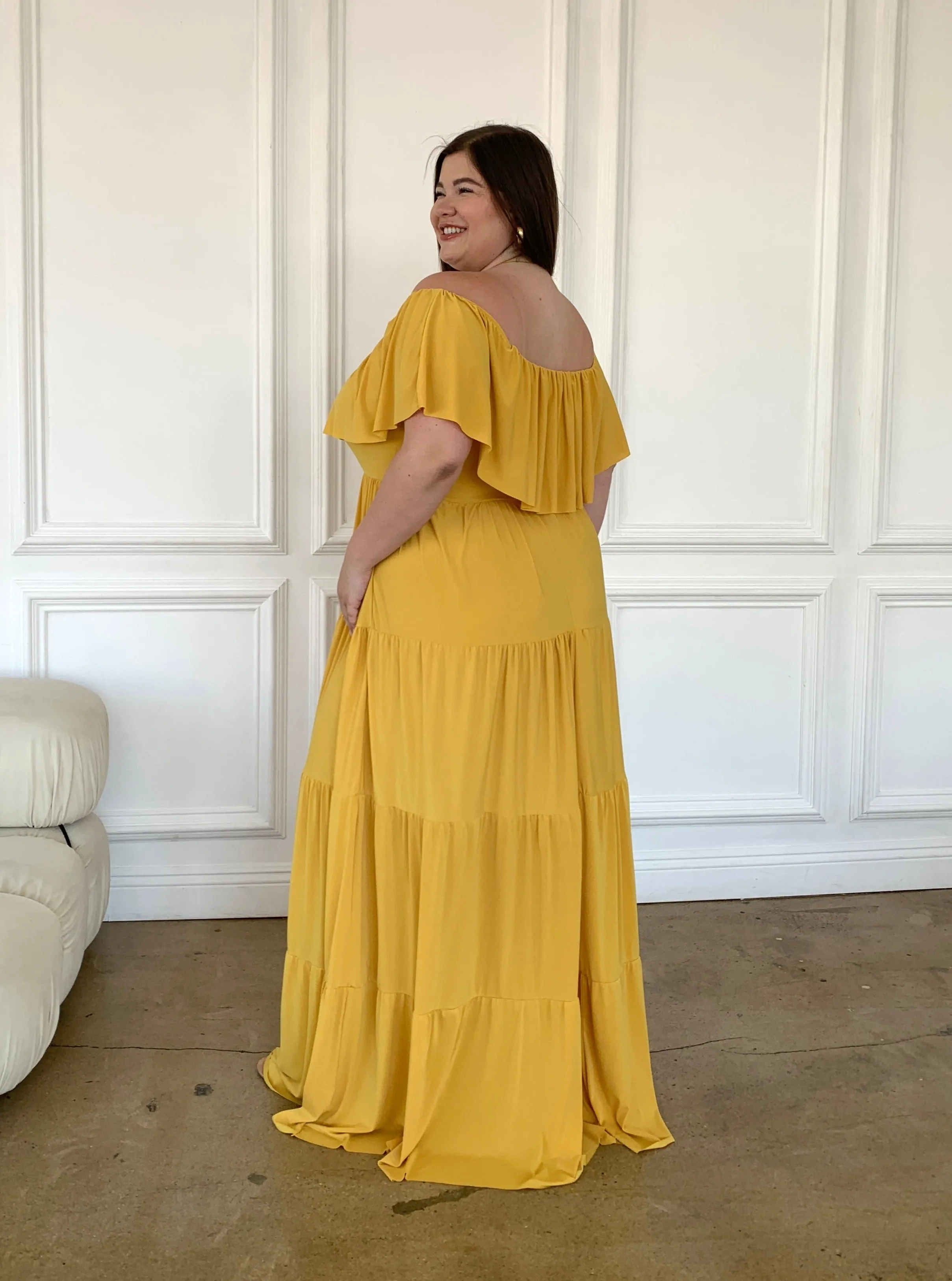 Plus Size Tiered Maxi Dress
