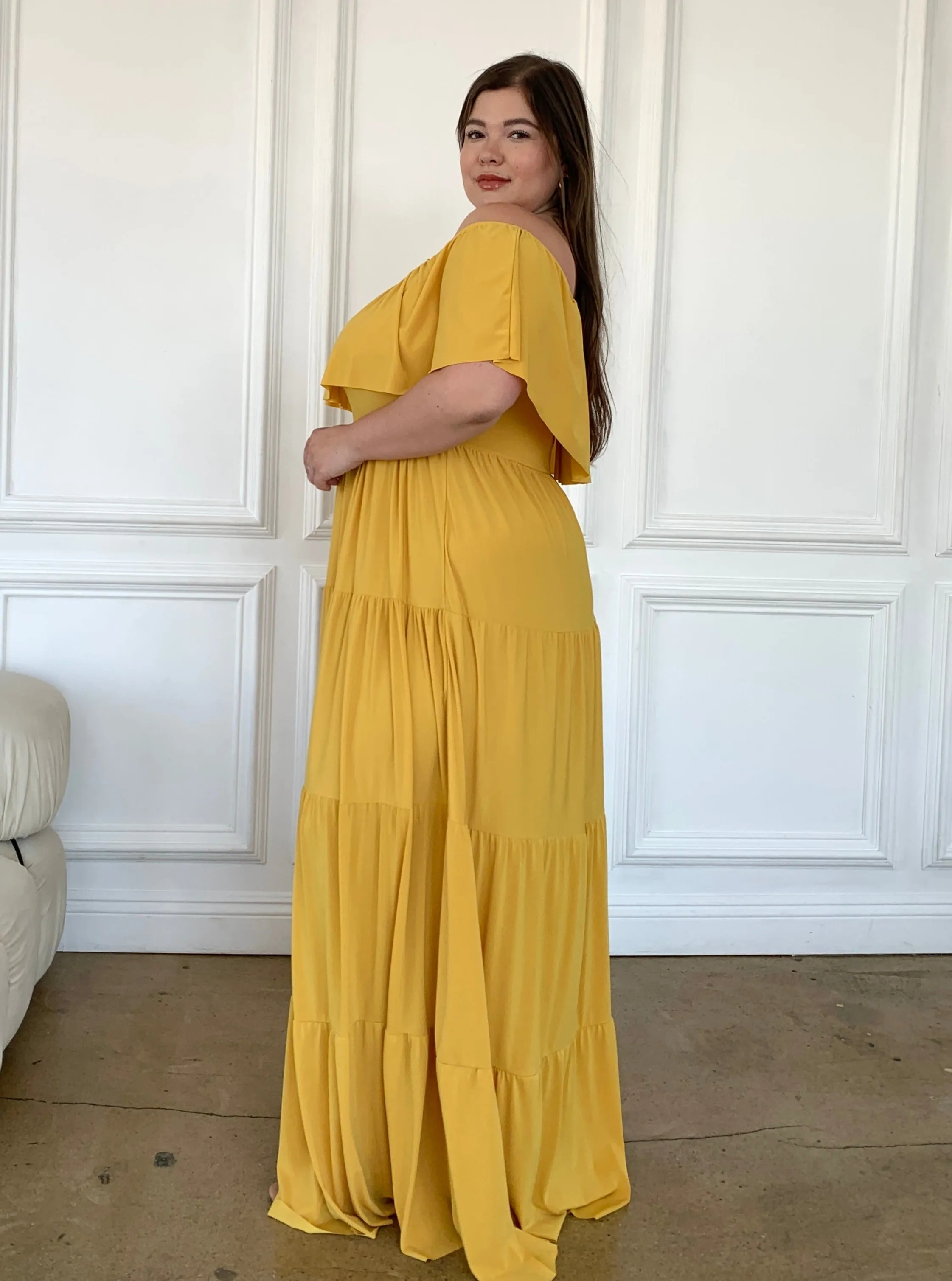Plus Size Tiered Maxi Dress