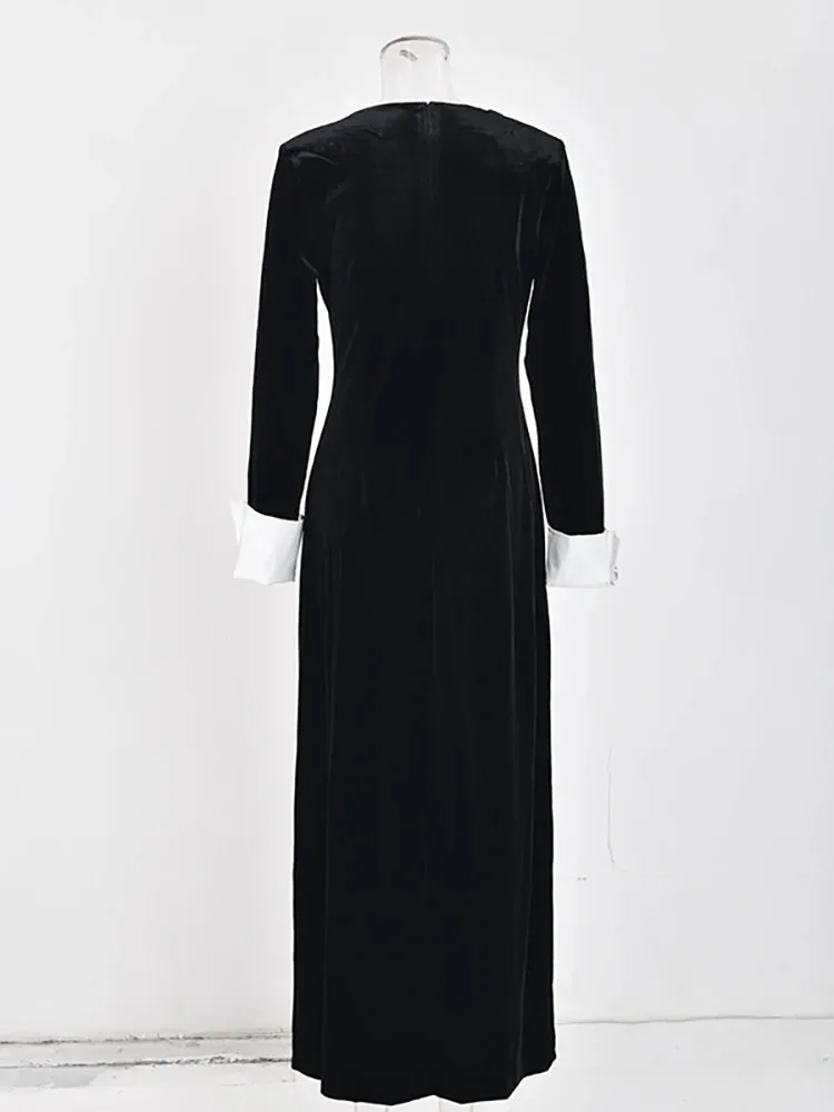 Tia Velvet Maxi Dress