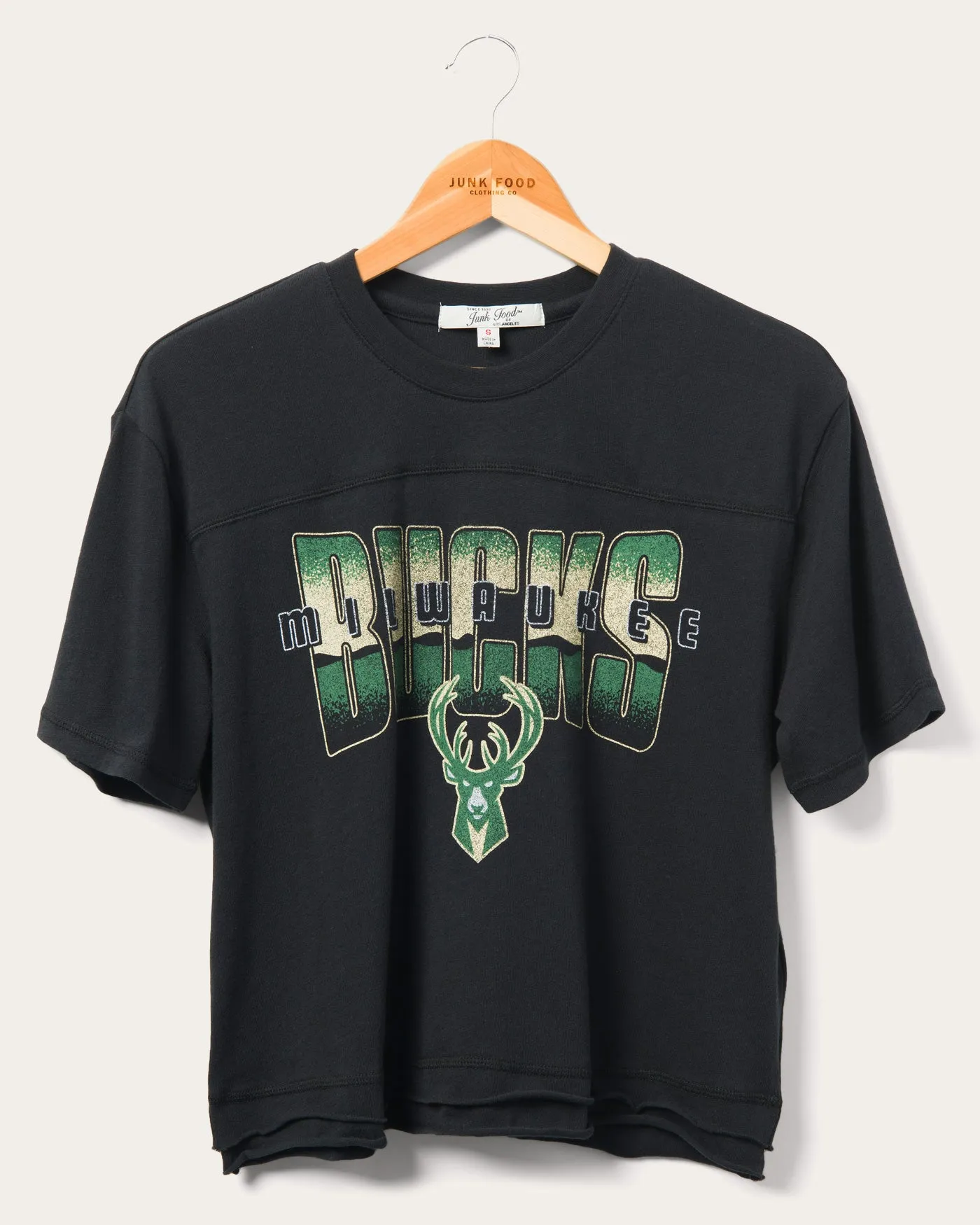 Women's Bucks Courtside Cropped Tee