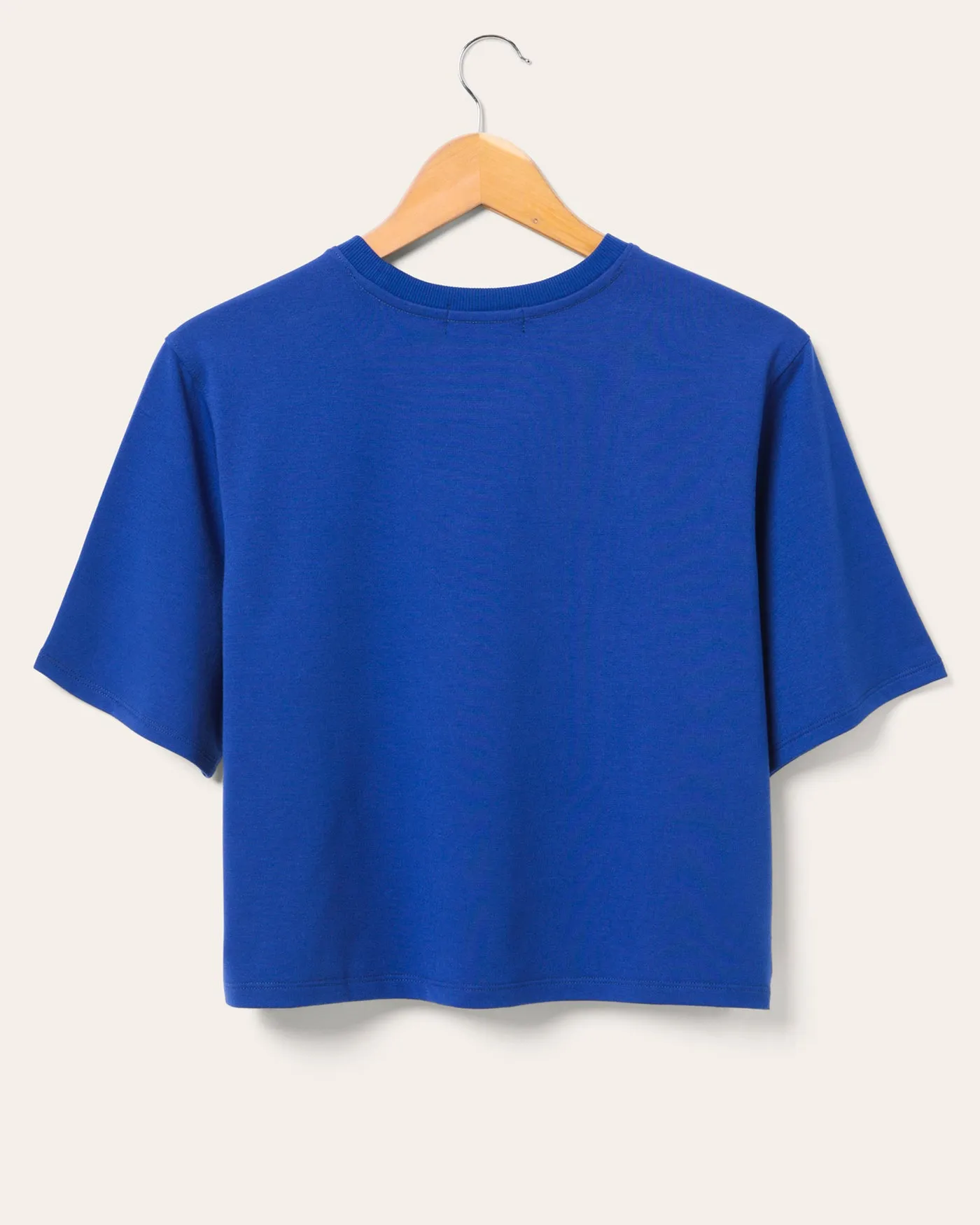 Women's Buffalo Bills Color Block Crop Tee