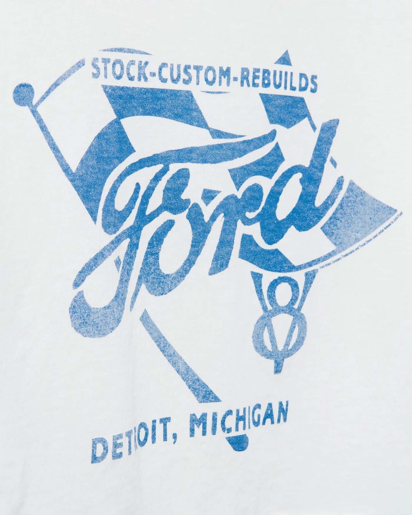 Women's Ford Flag Flea Market Crop Tee