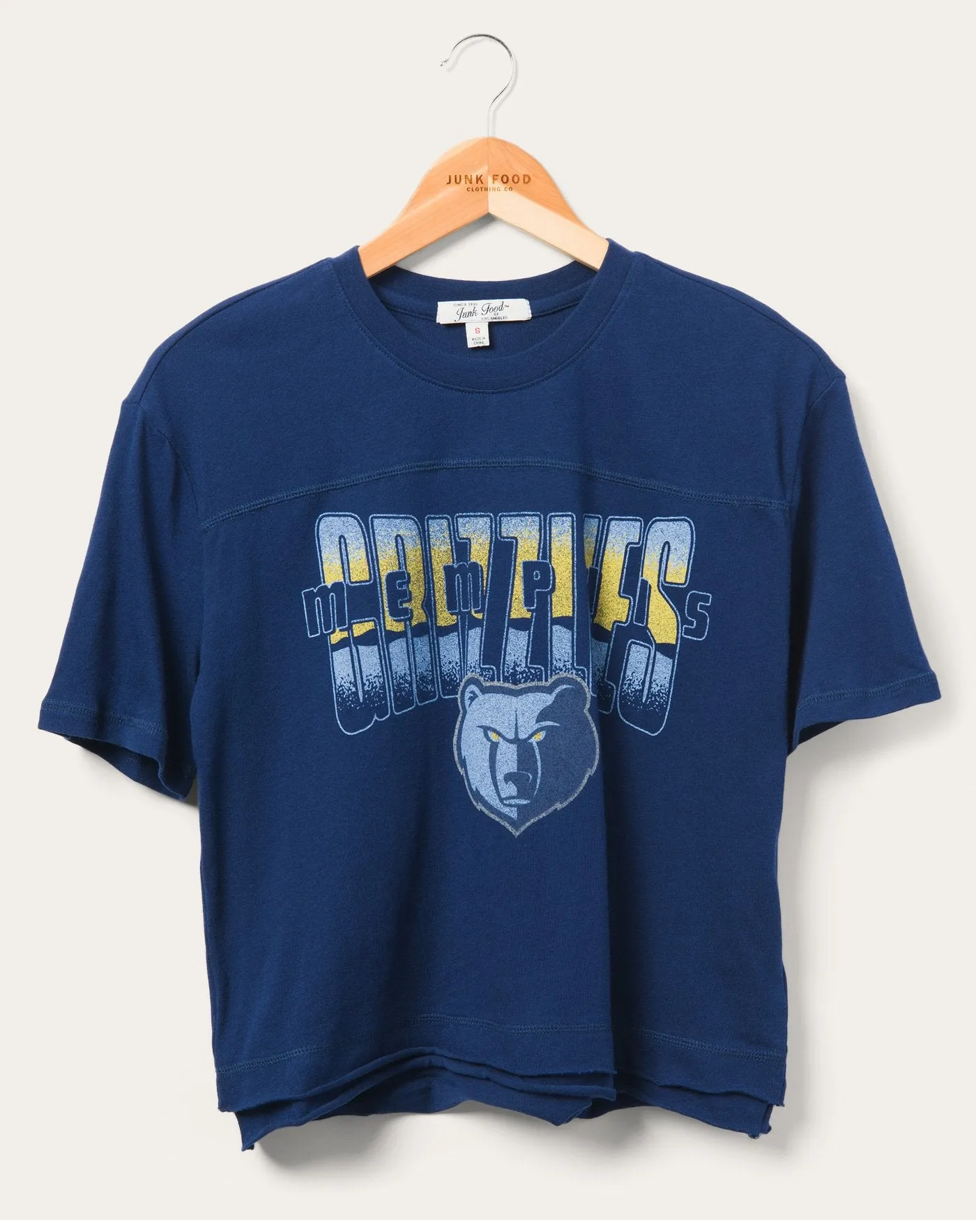Women's Grizzlies Courtside Cropped Tee