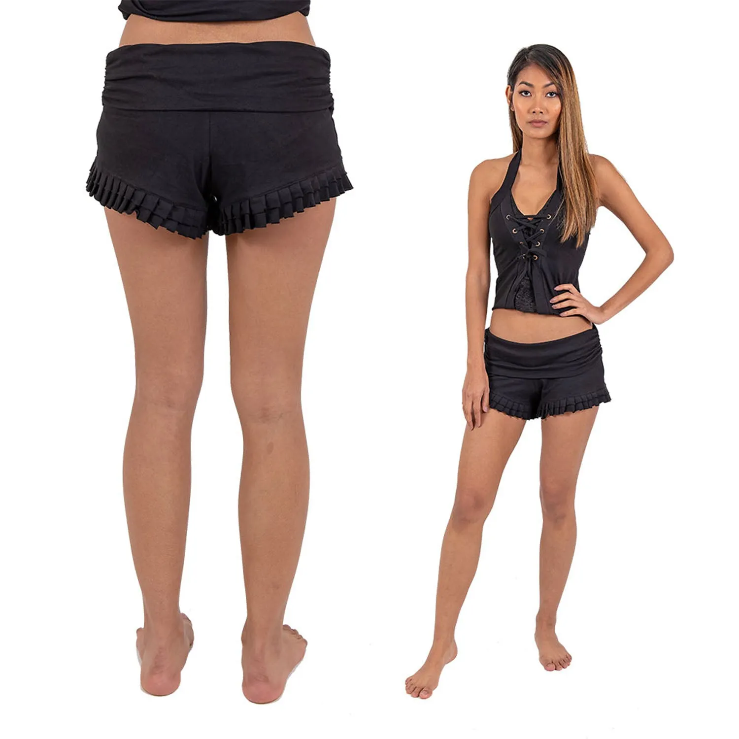 Yoga Ruffle Shorts