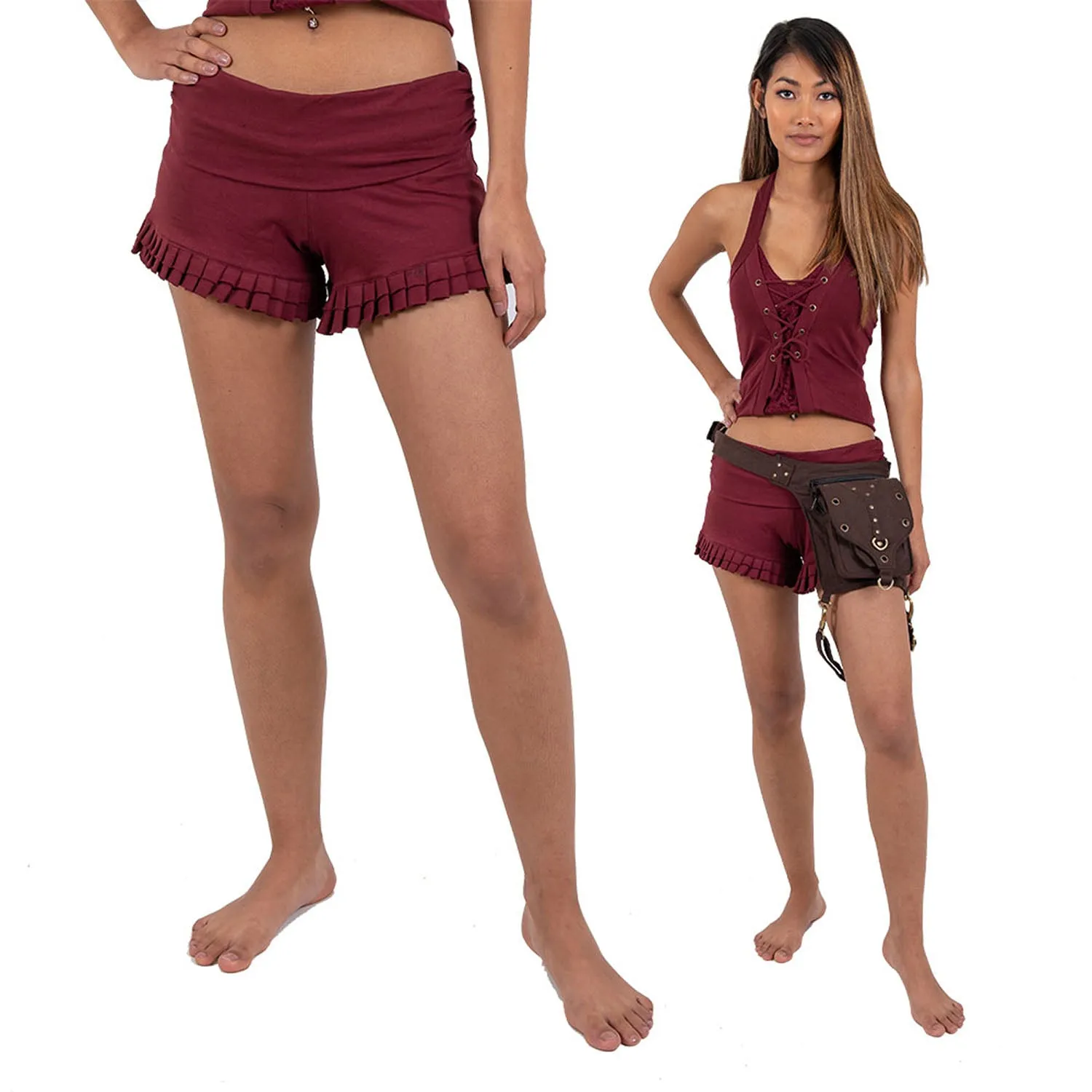 Yoga Ruffle Shorts