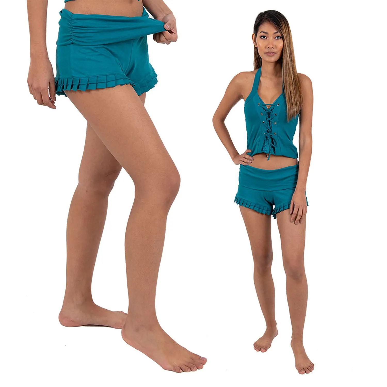 Yoga Ruffle Shorts
